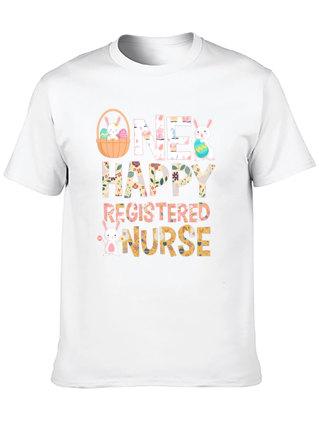 One Happy Registered Nurse Easter T-Shirt