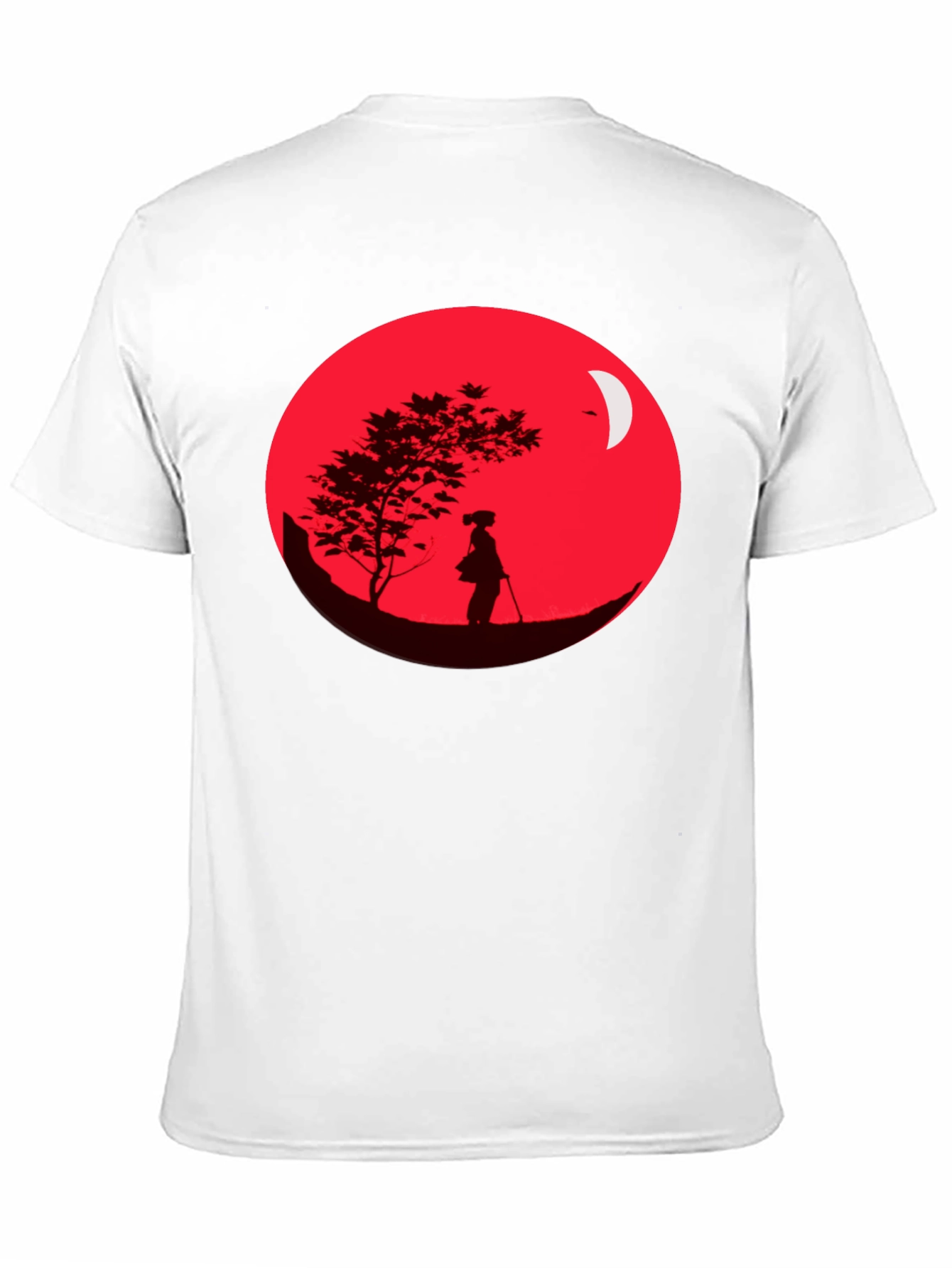 Samurai Silhouette Graphic Tee