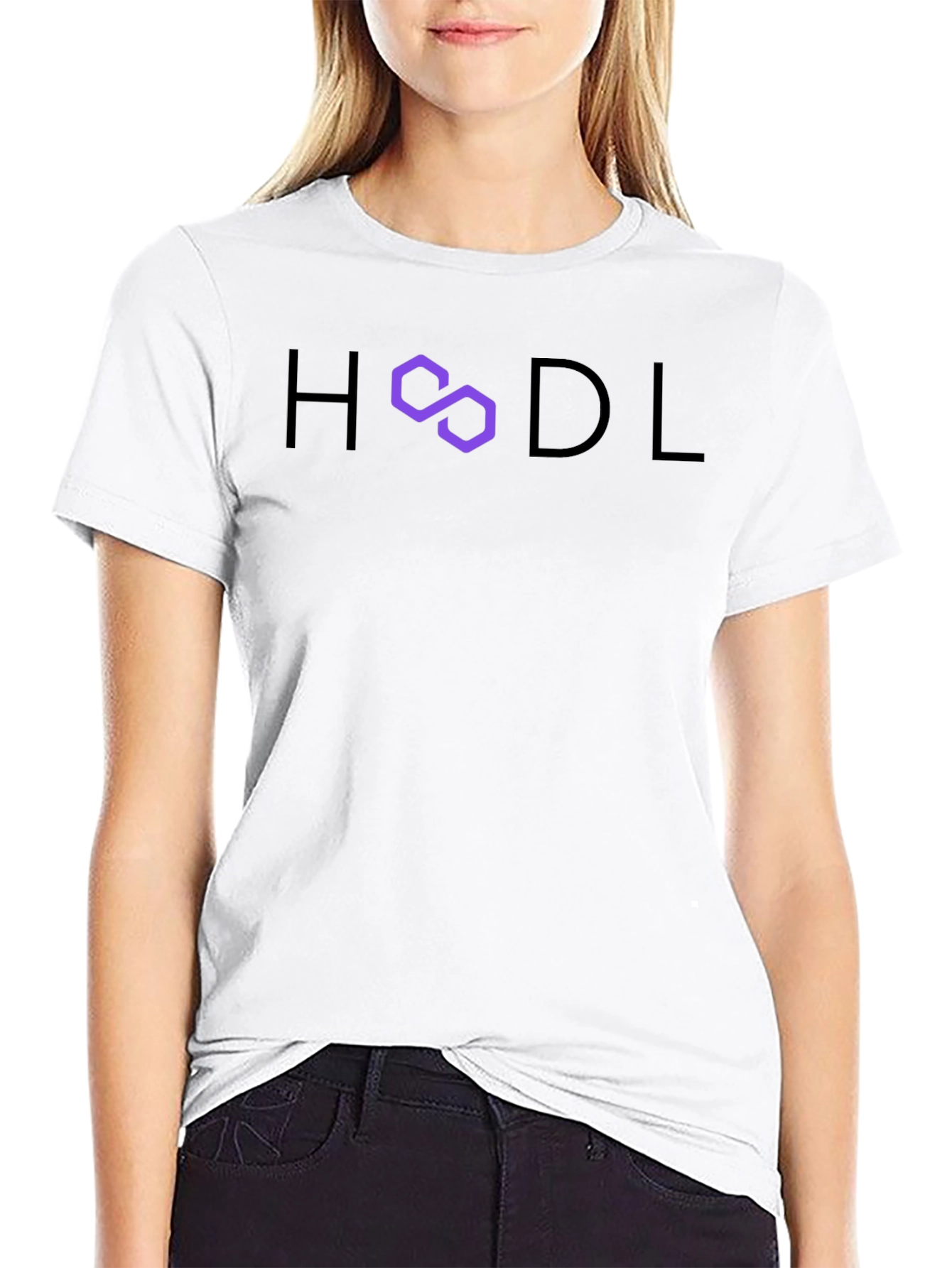 HODL Crypto Tee - Polygon Fan Apparel