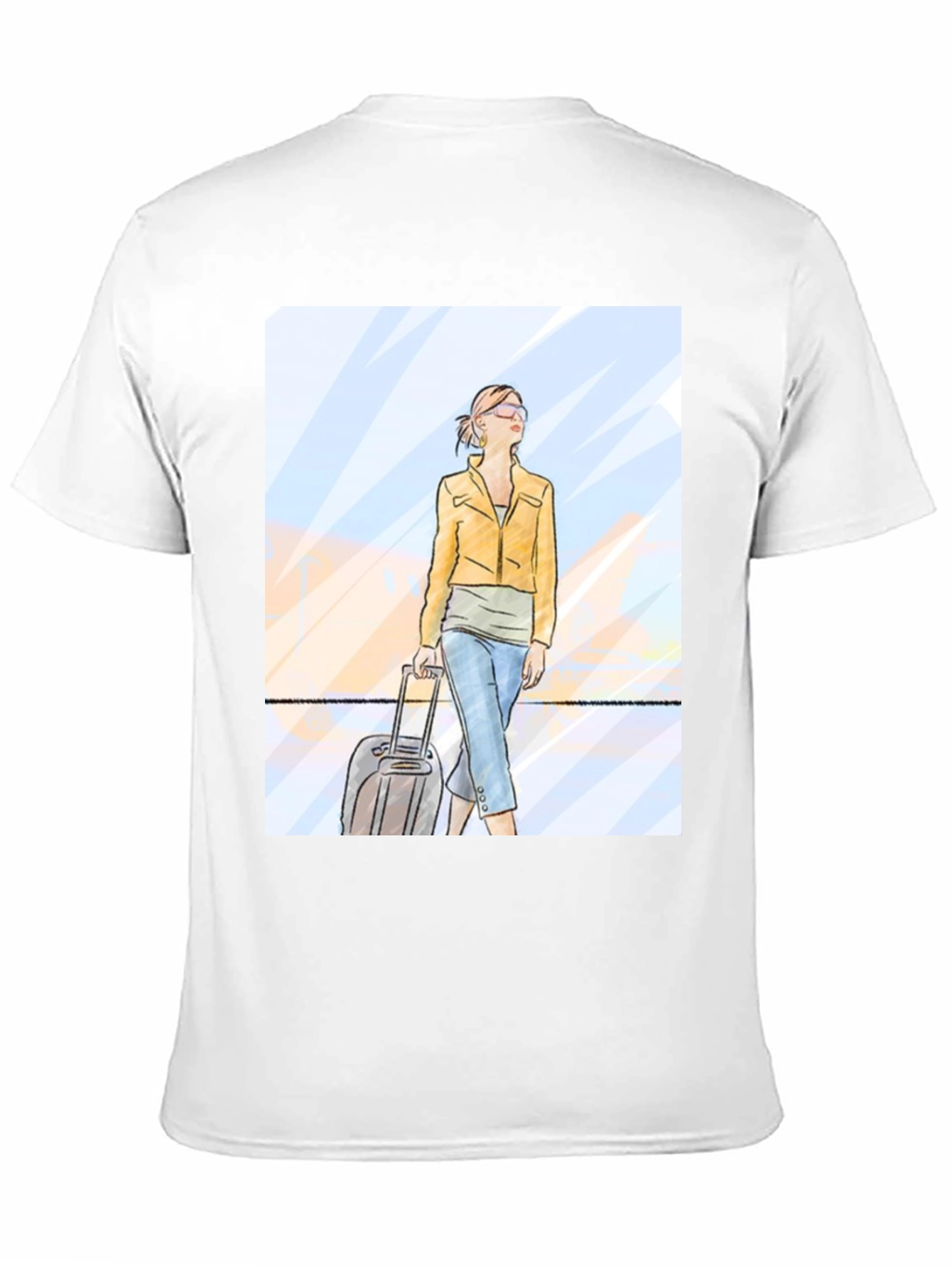 Traveler Graphic Tee - Black Crew Neck