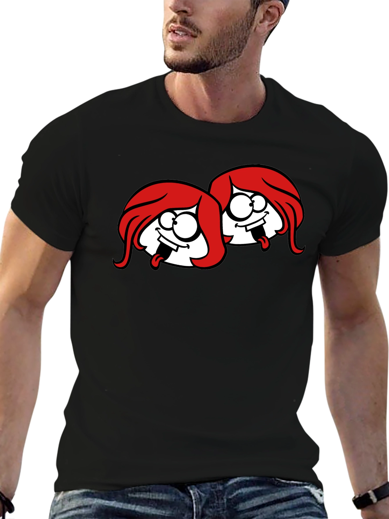 Cartoon Red Hair T-Shirt