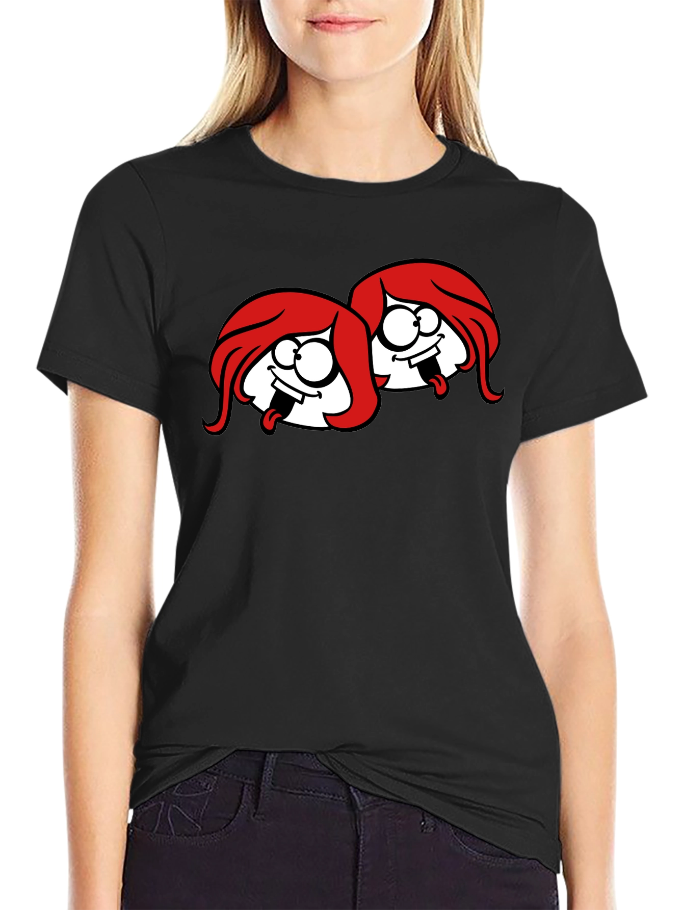 Cartoon Red Hair T-Shirt