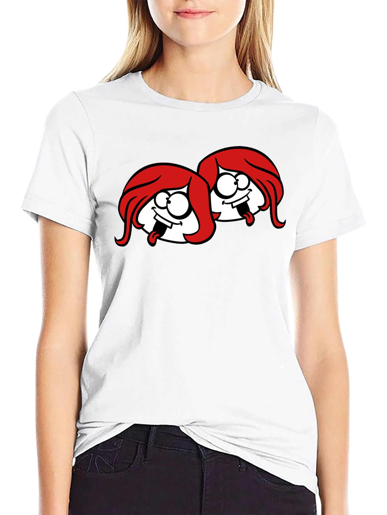Cartoon Red Hair T-Shirt