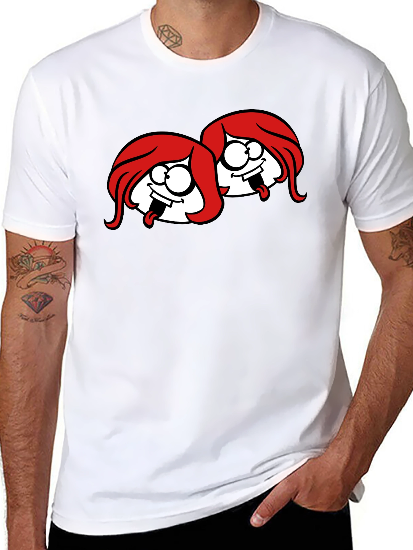 Cartoon Red Hair T-Shirt