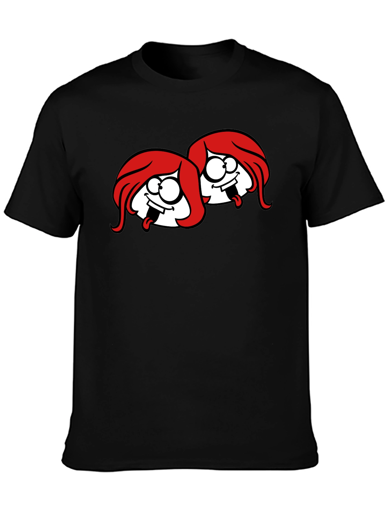 Cartoon Red Hair T-Shirt