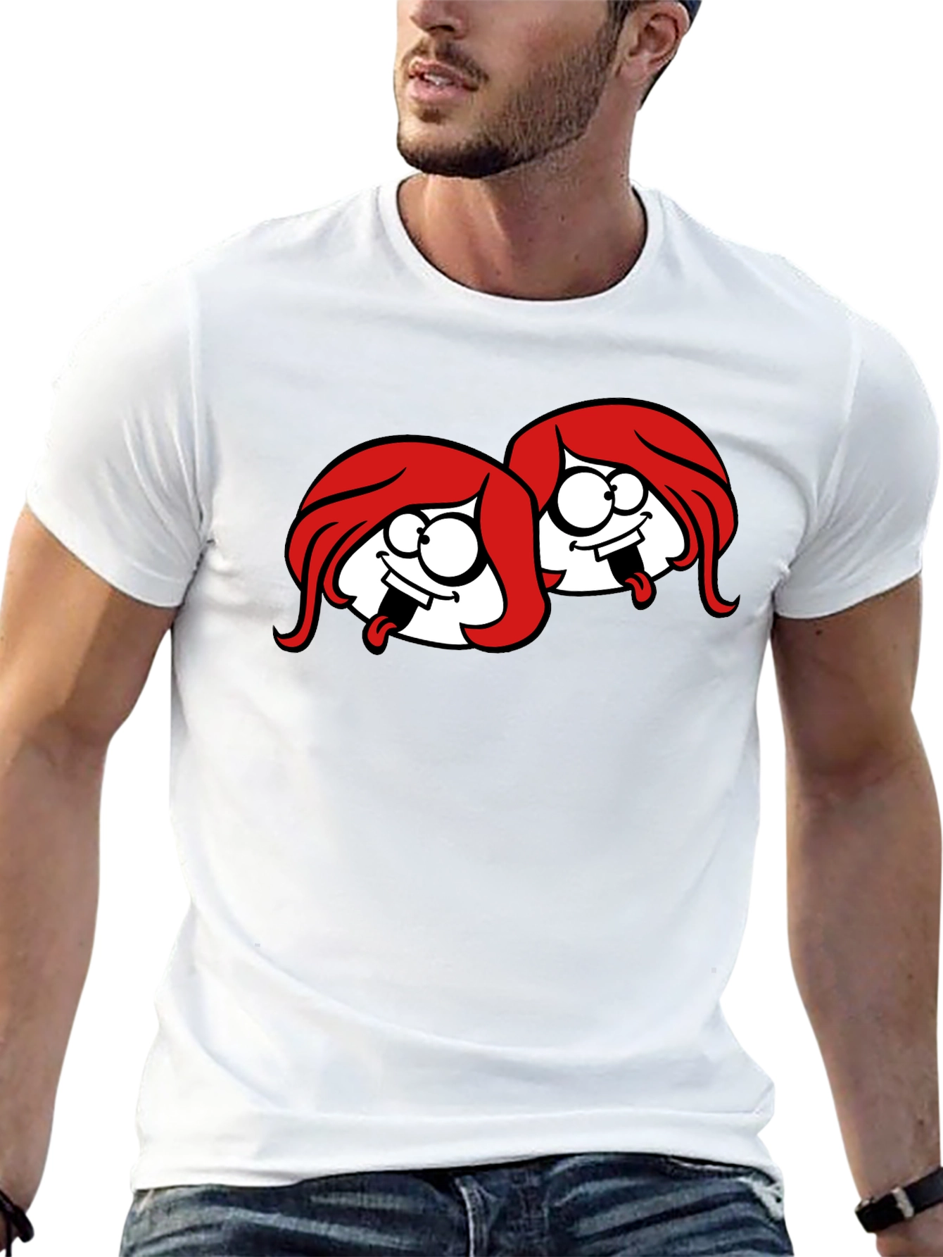 Cartoon Red Hair T-Shirt