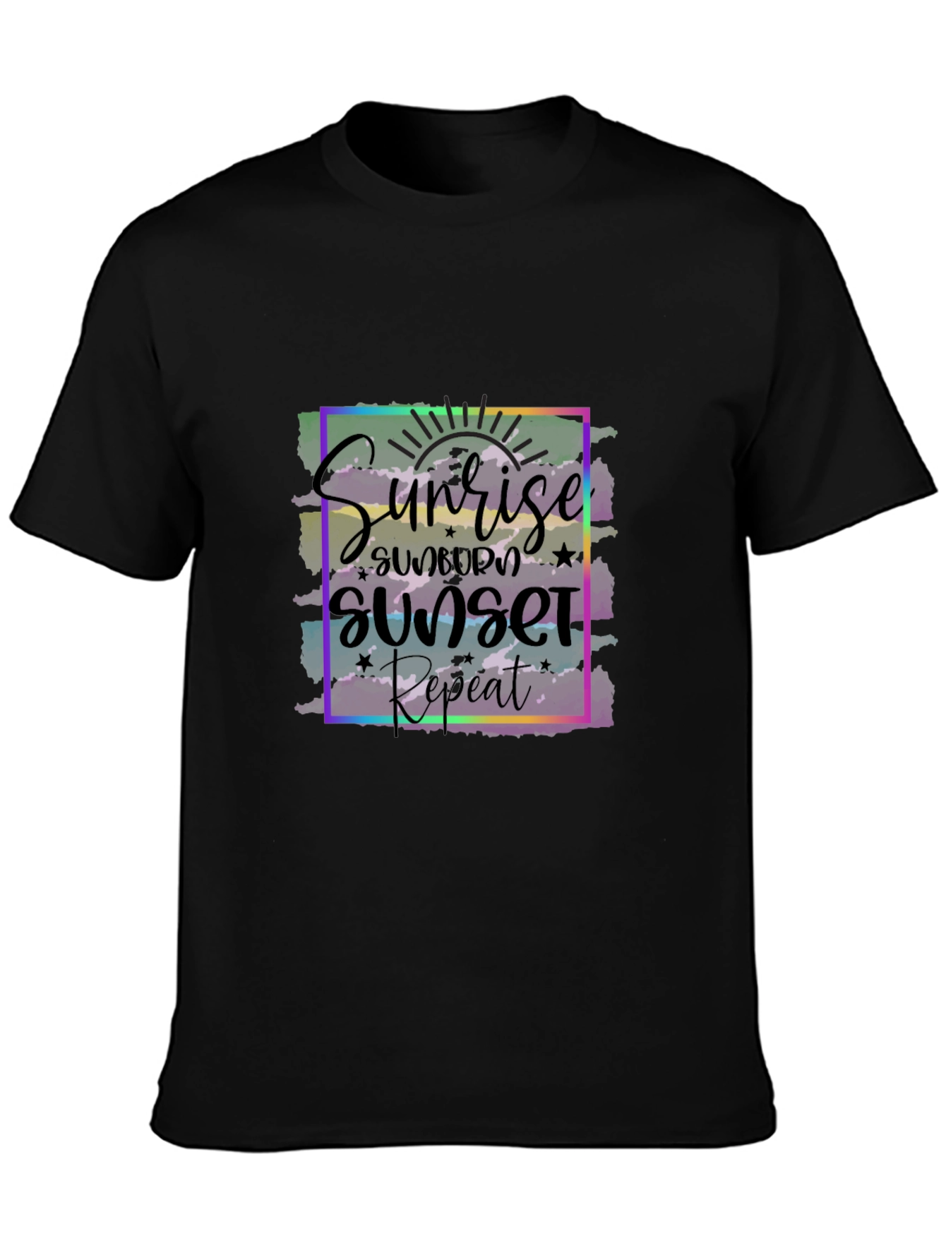 Sunrise Sunset Repeat Graphic Tee