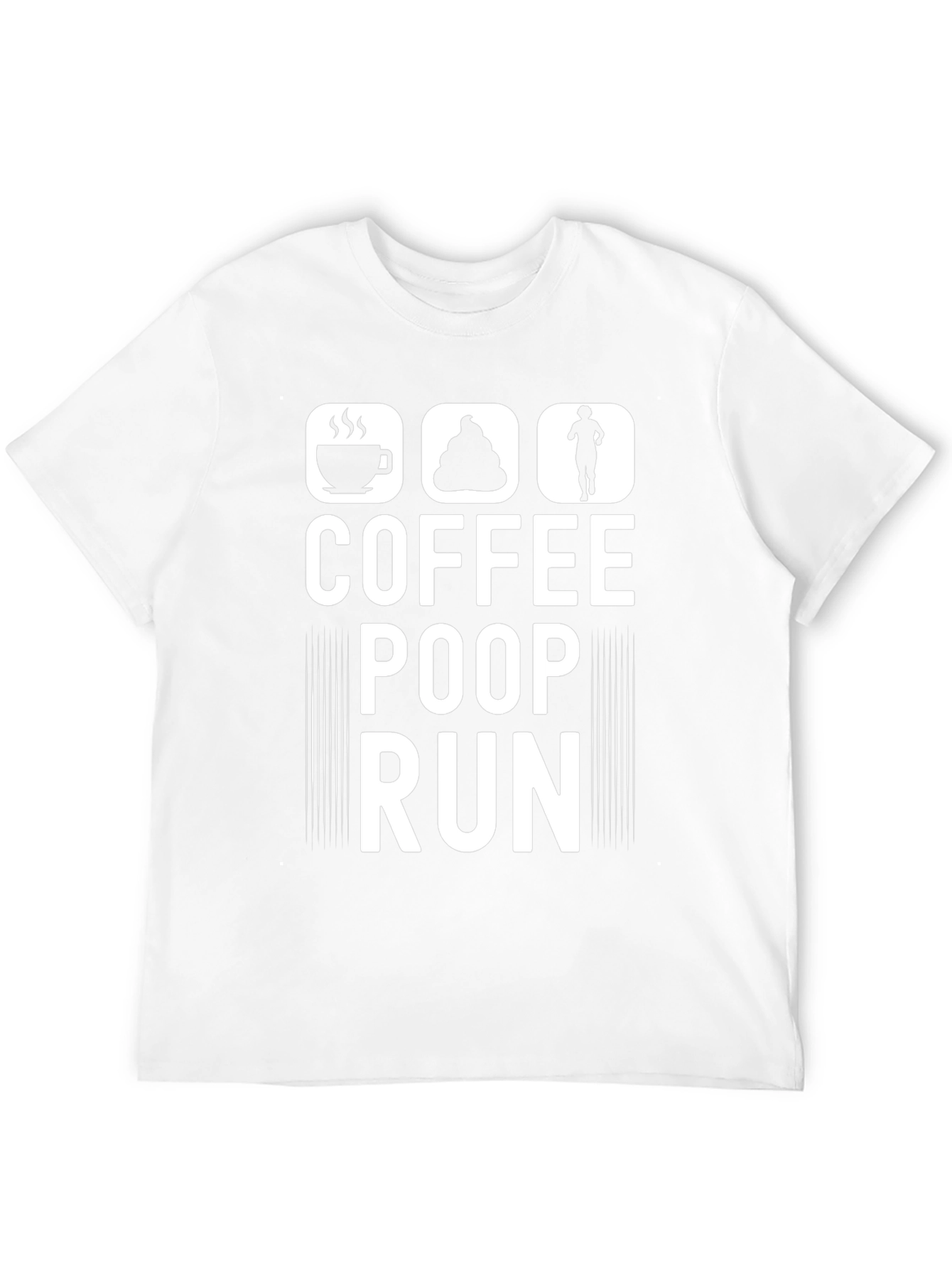 Coffee Poop Run Graphic T-Shirt
