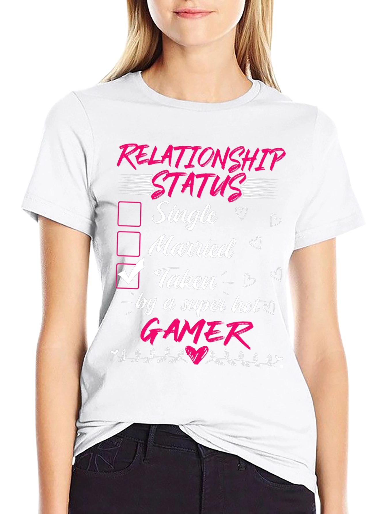 Relationship Status Taken by Gamer Funny T-Shirt