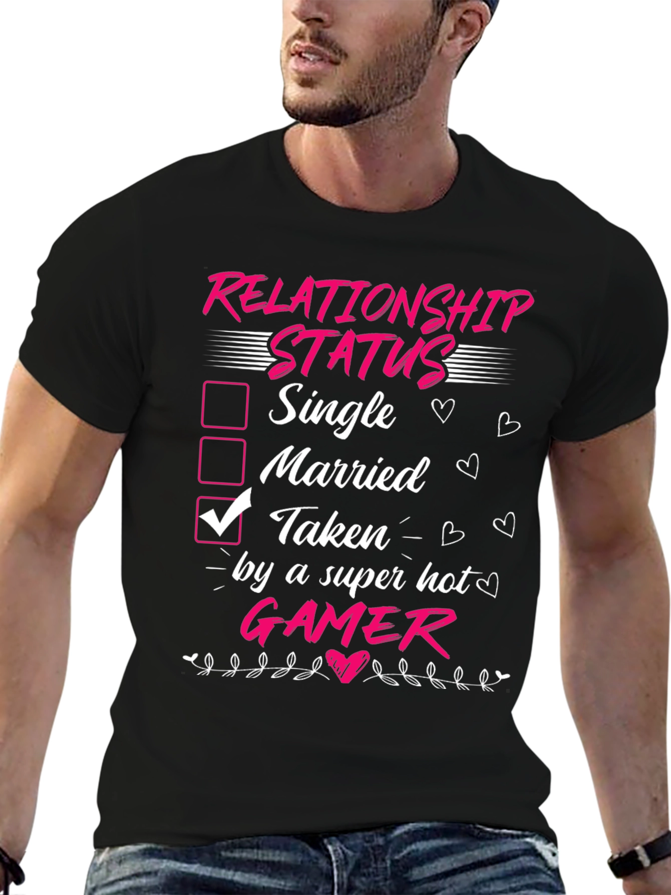 Relationship Status Taken by Gamer Funny T-Shirt