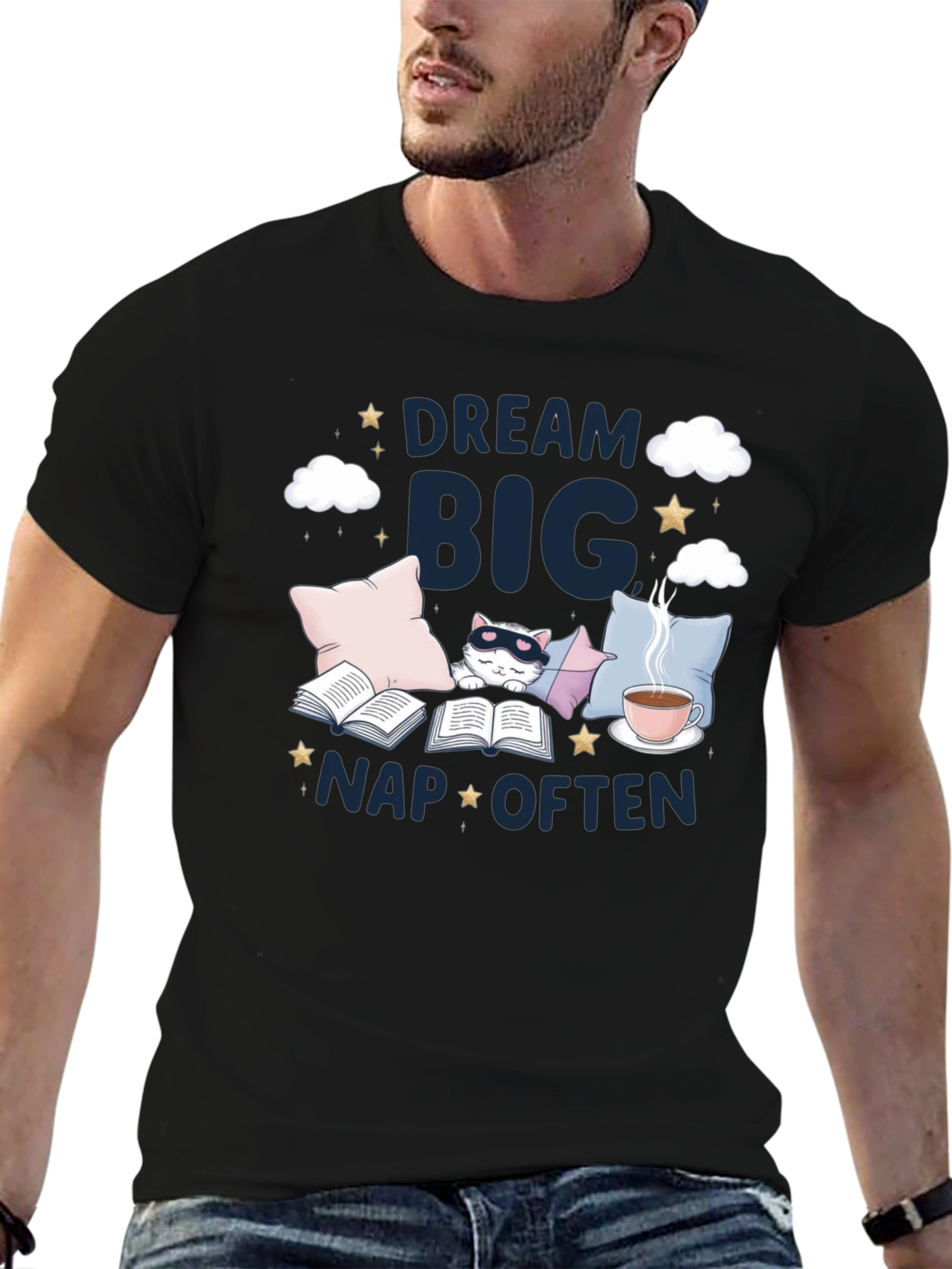 Dream Big Nap Often Graphic T-Shirt