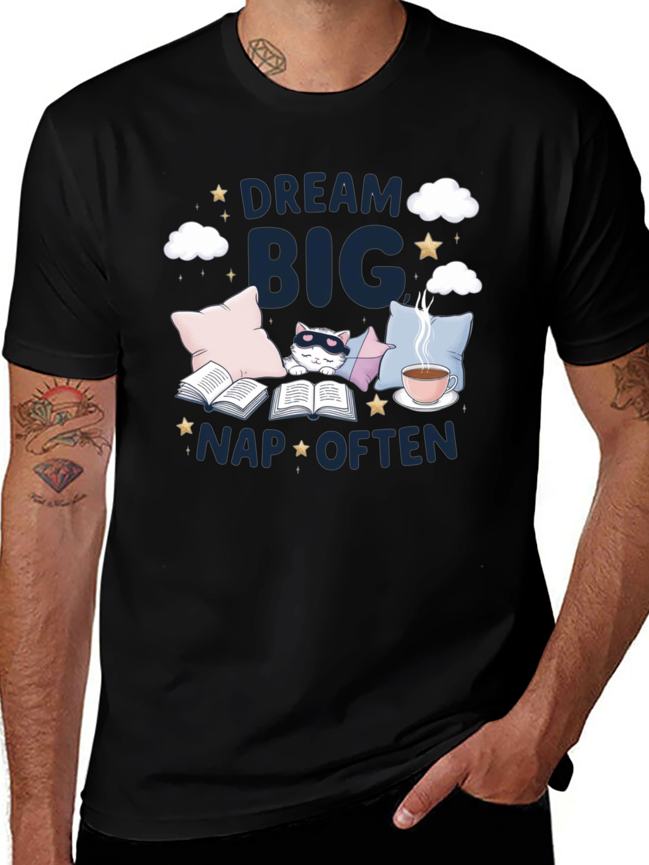 Dream Big Nap Often Graphic T-Shirt