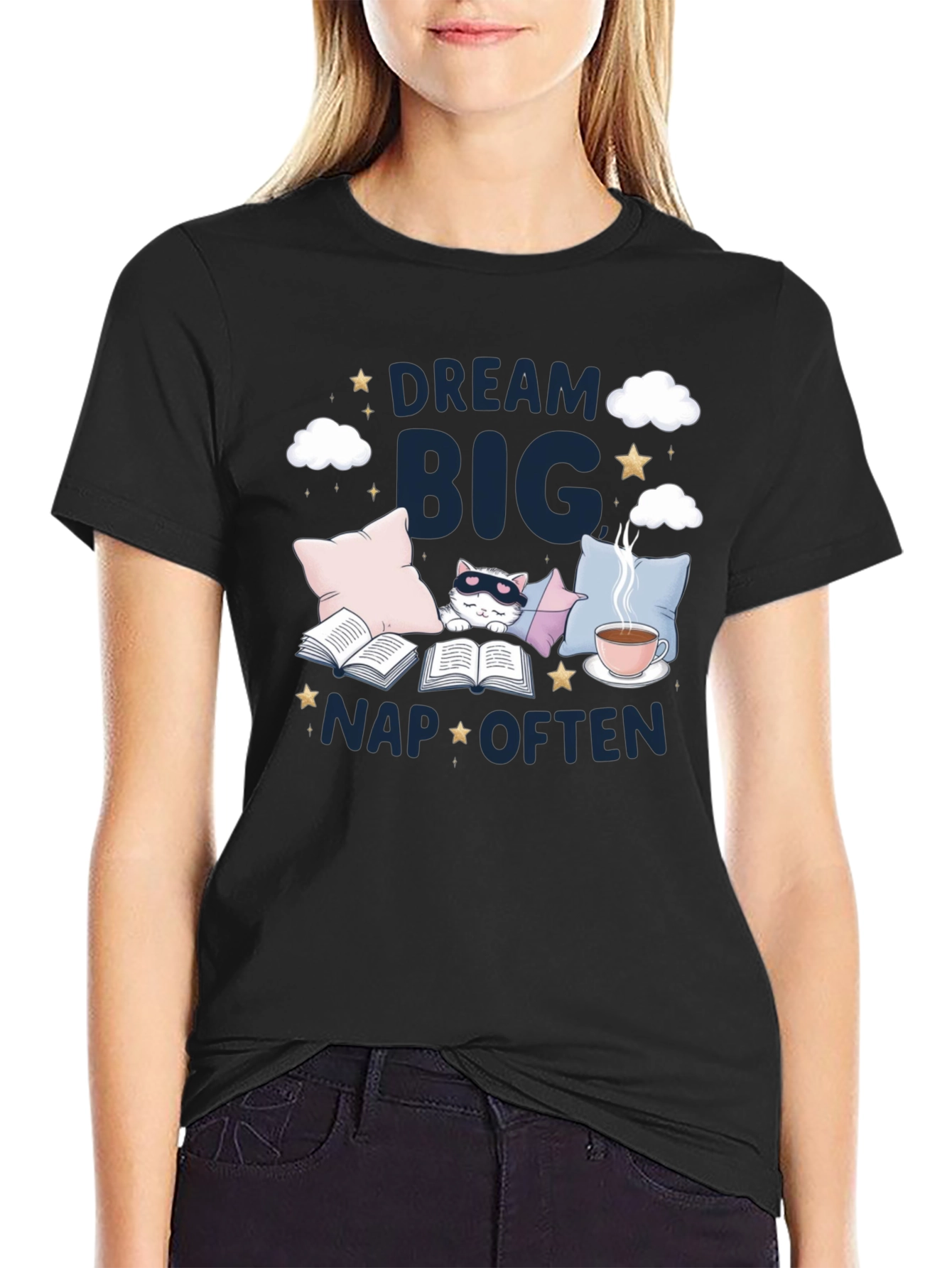 Dream Big Nap Often Graphic T-Shirt