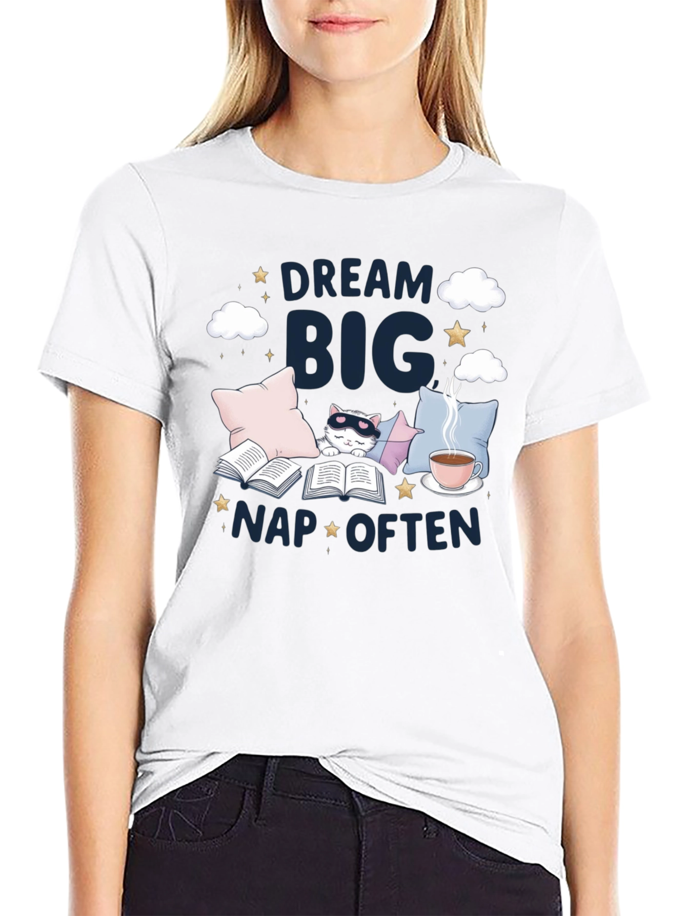 Dream Big Nap Often Graphic T-Shirt