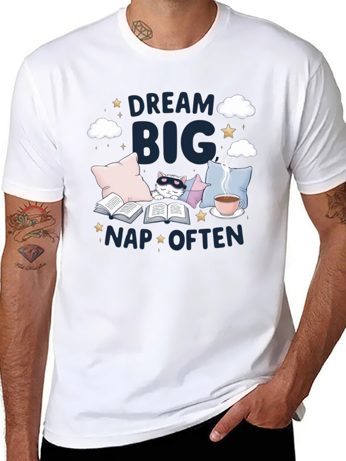 Dream Big Nap Often Graphic T-Shirt