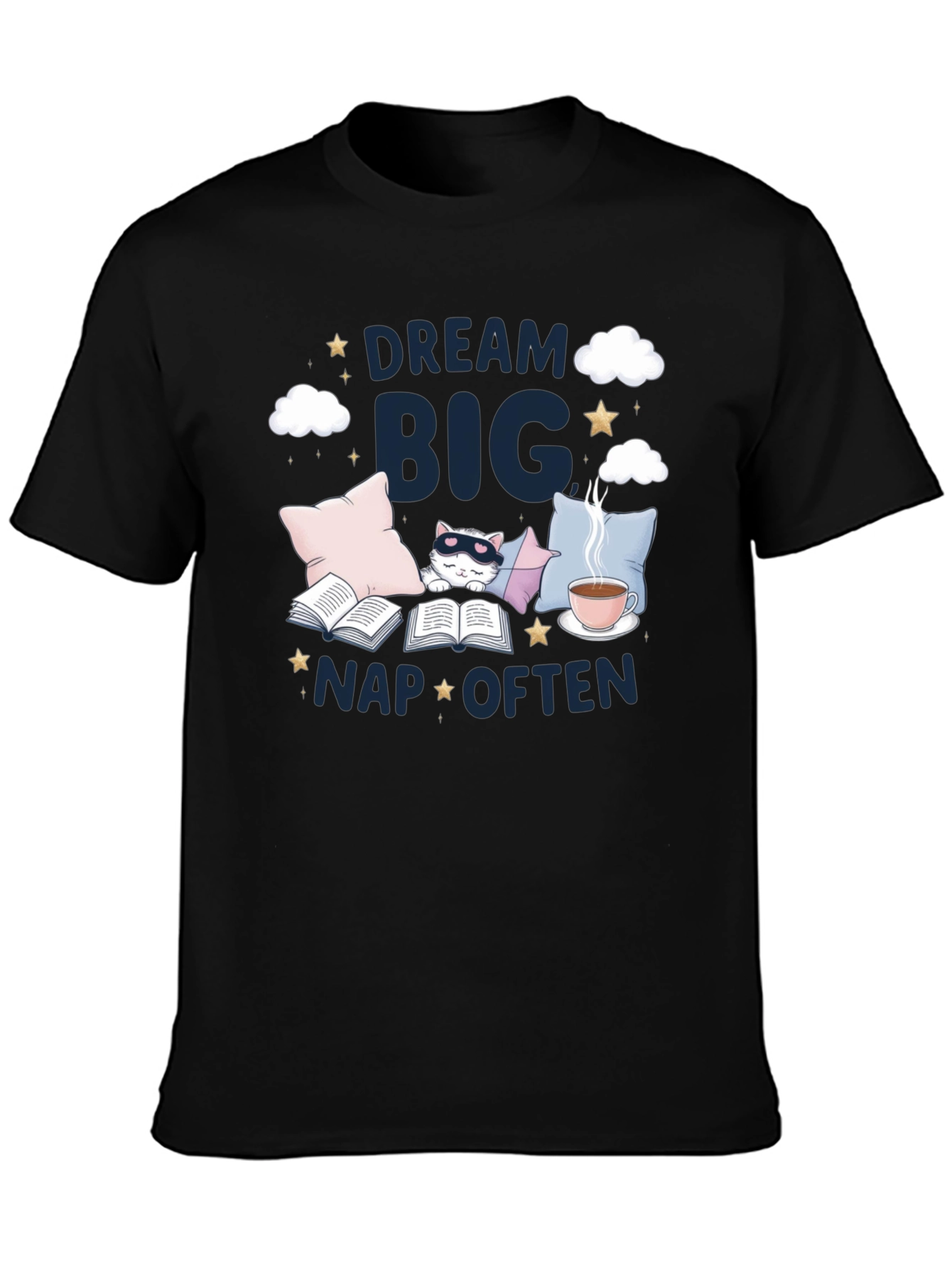 Dream Big Nap Often Graphic T-Shirt