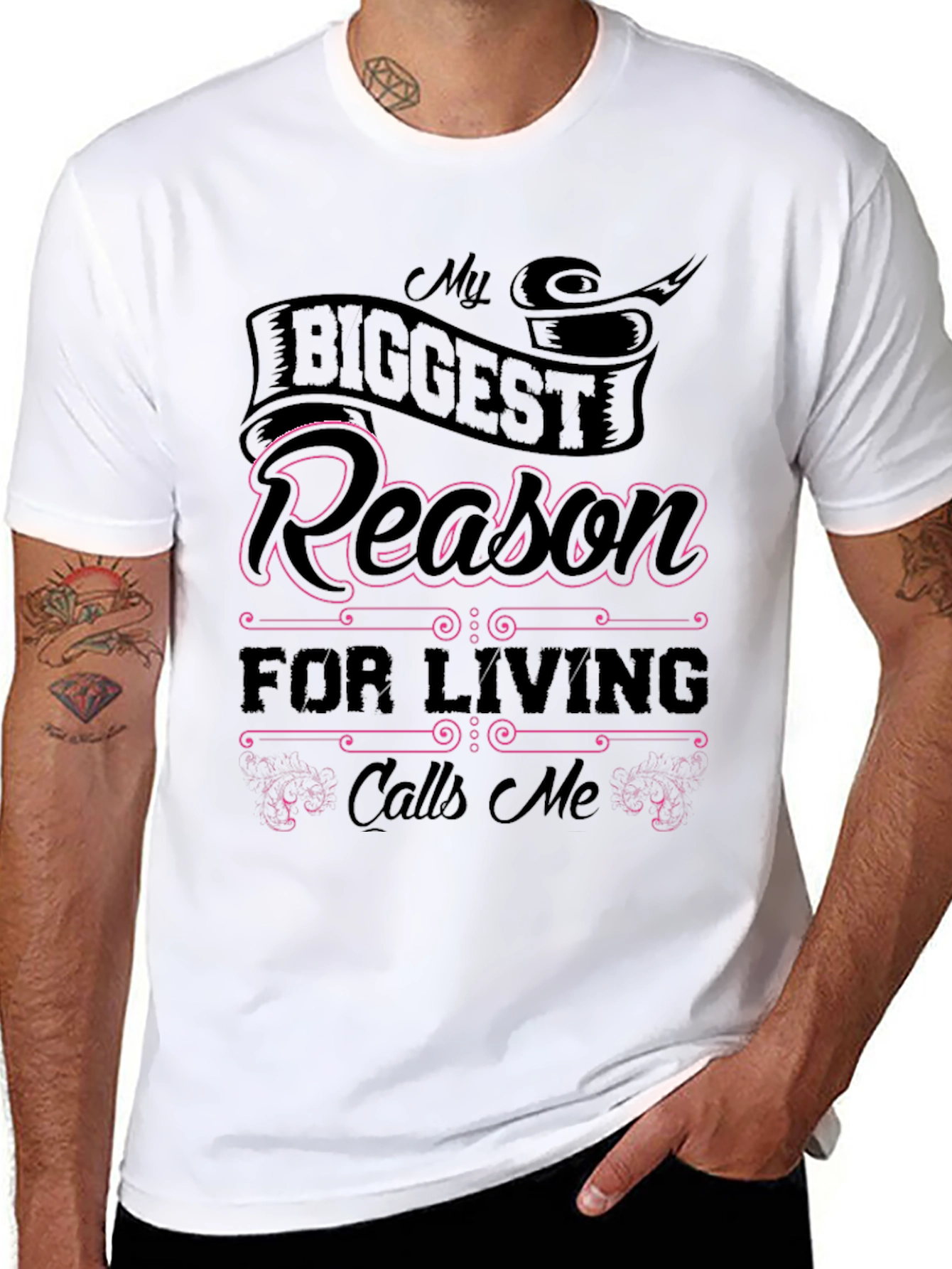 My Biggest Reason T-Shirt - Family Love Tee