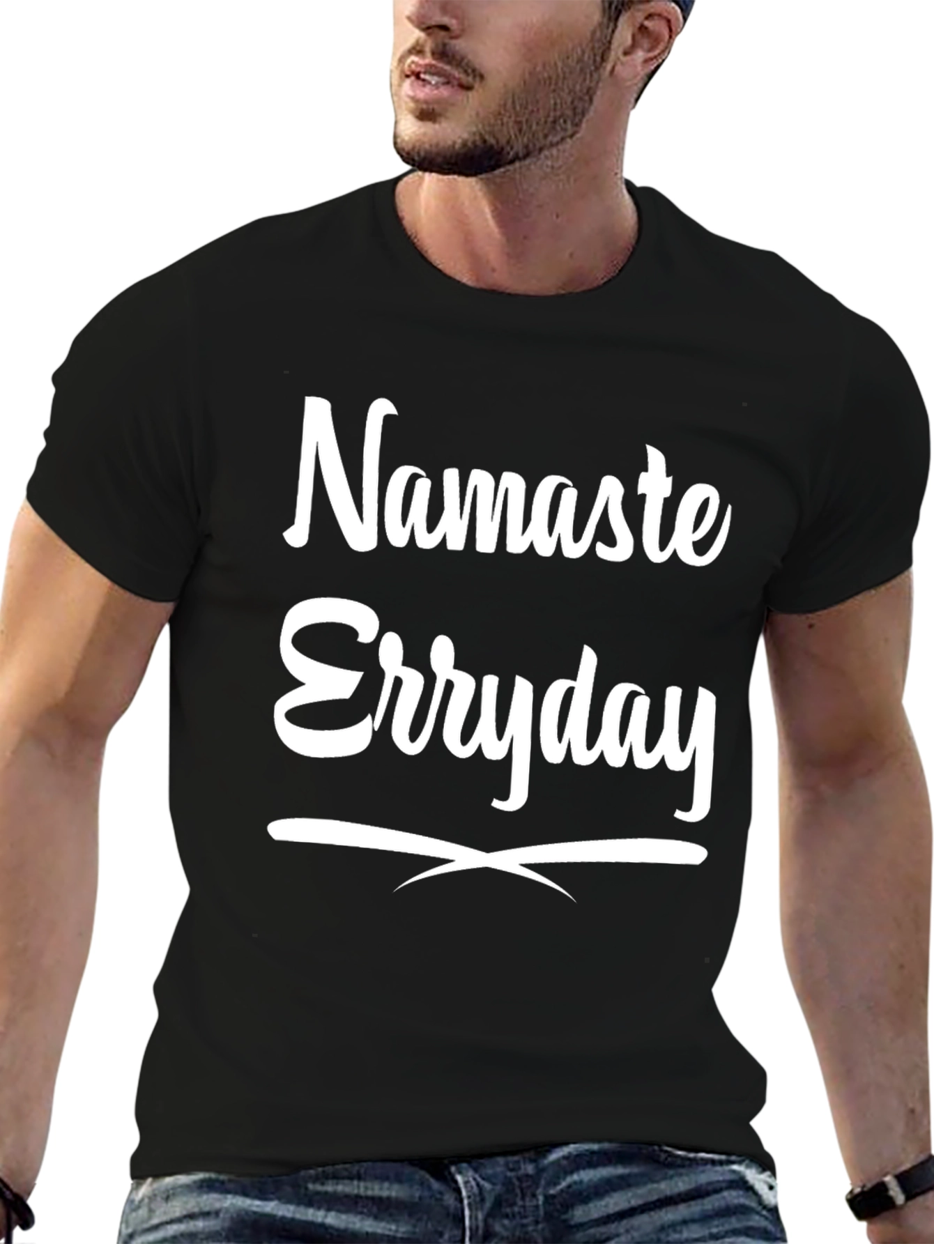 Namaste Errday Graphic Tee - Yoga Inspired Shirt