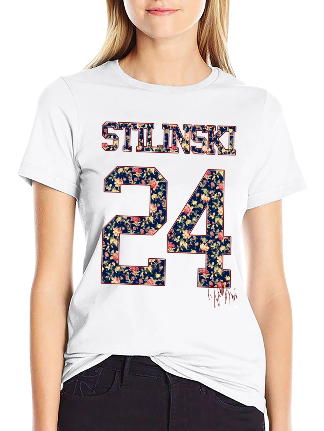 Stilinski 24 Floral Print T-Shirt