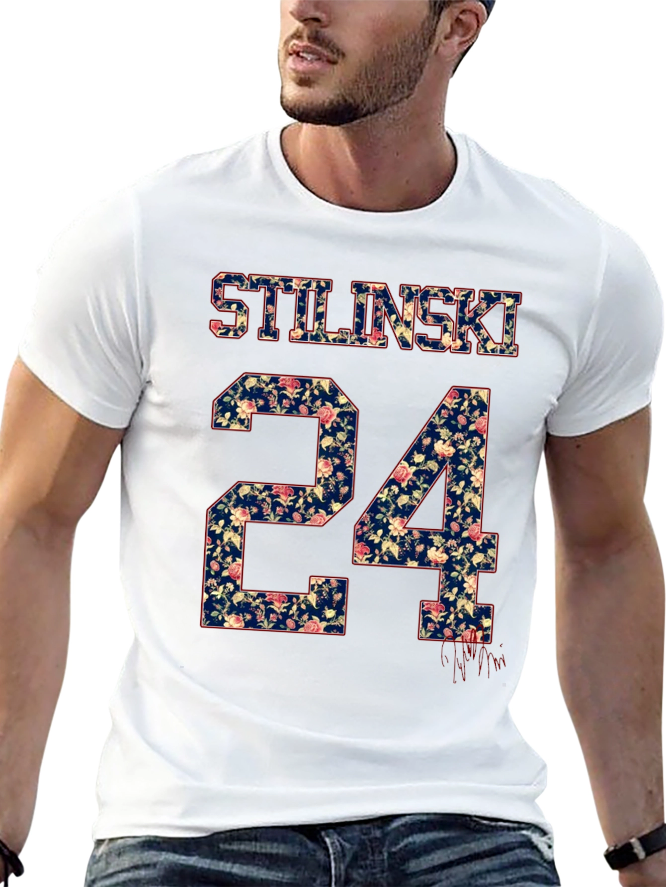 Stilinski 24 Floral Print T-Shirt