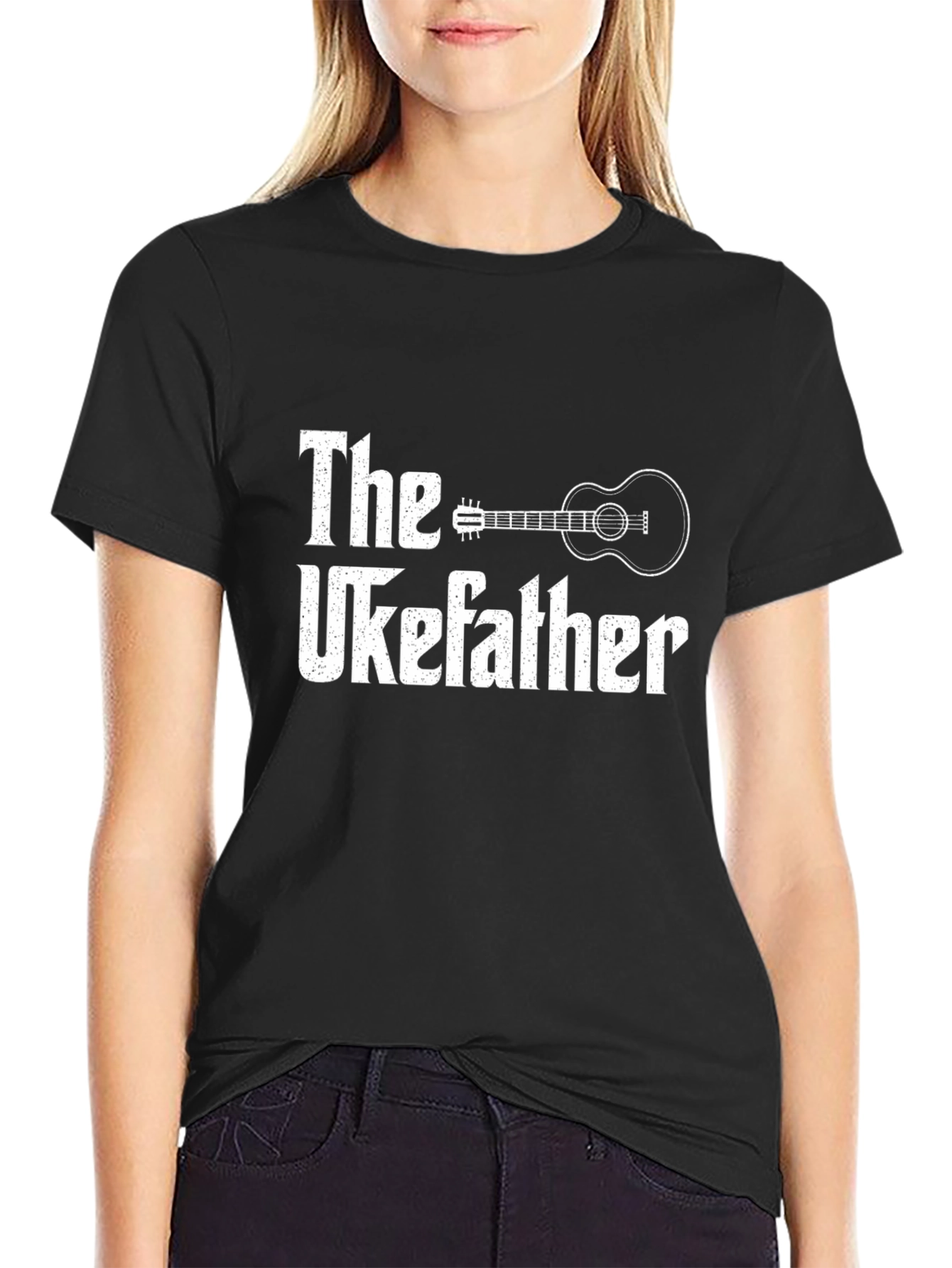 The Ukefather Funny Ukulele T-Shirt