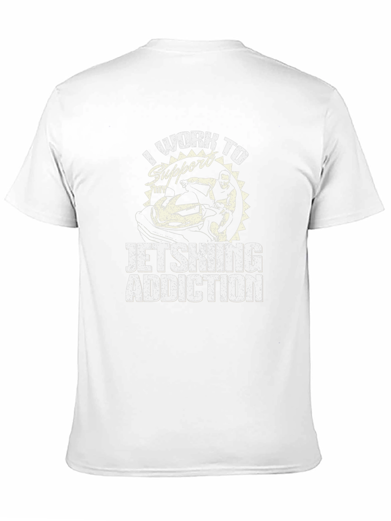 Jet Skiing Addiction Graphic Tee - Cool Hobby Shirt