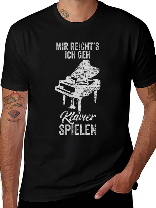 Mir Reichts T-Shirt - Piano Lover Tee