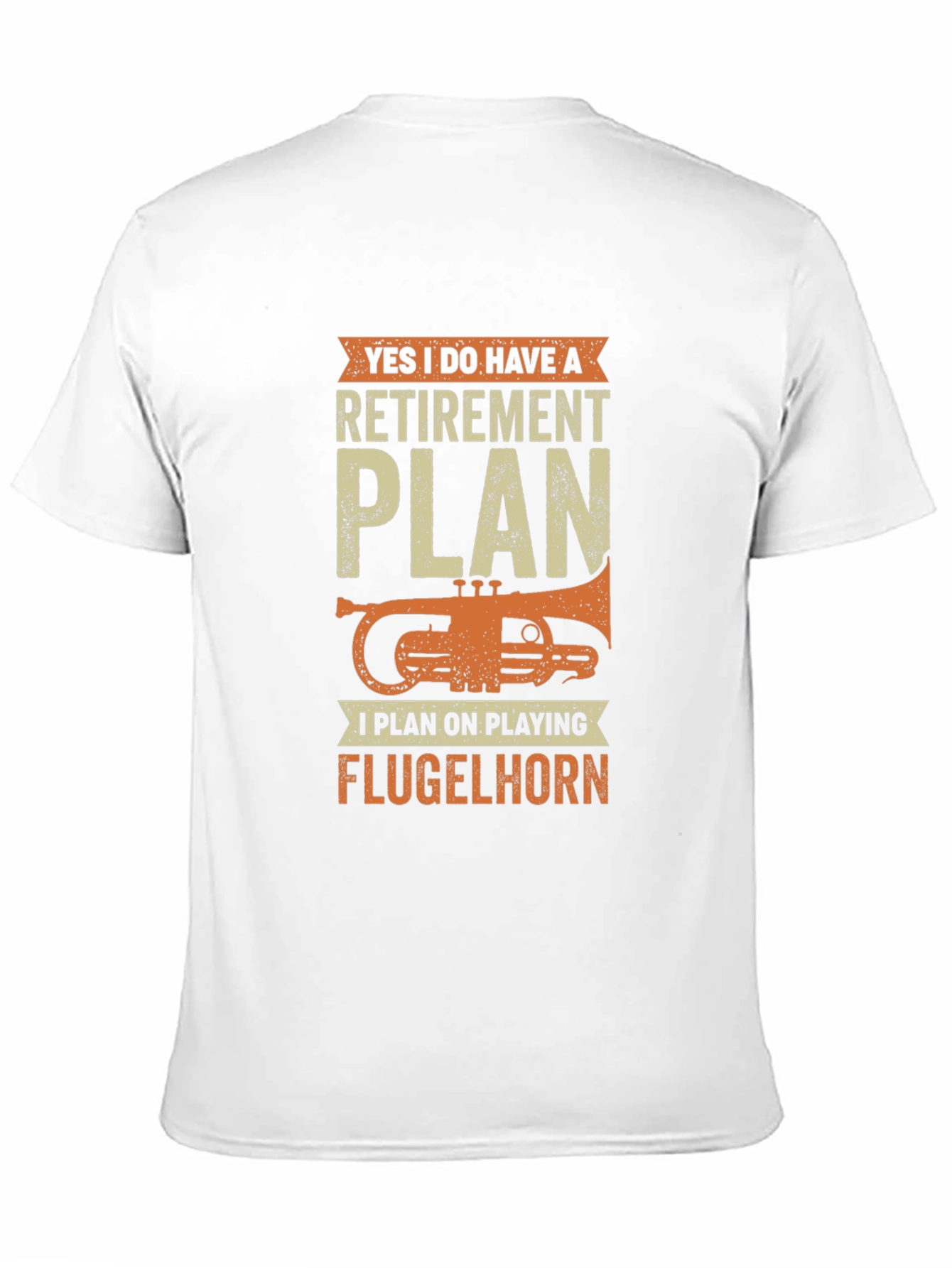 Funny Retirement Plan Flugelhorn Player T-Shirt