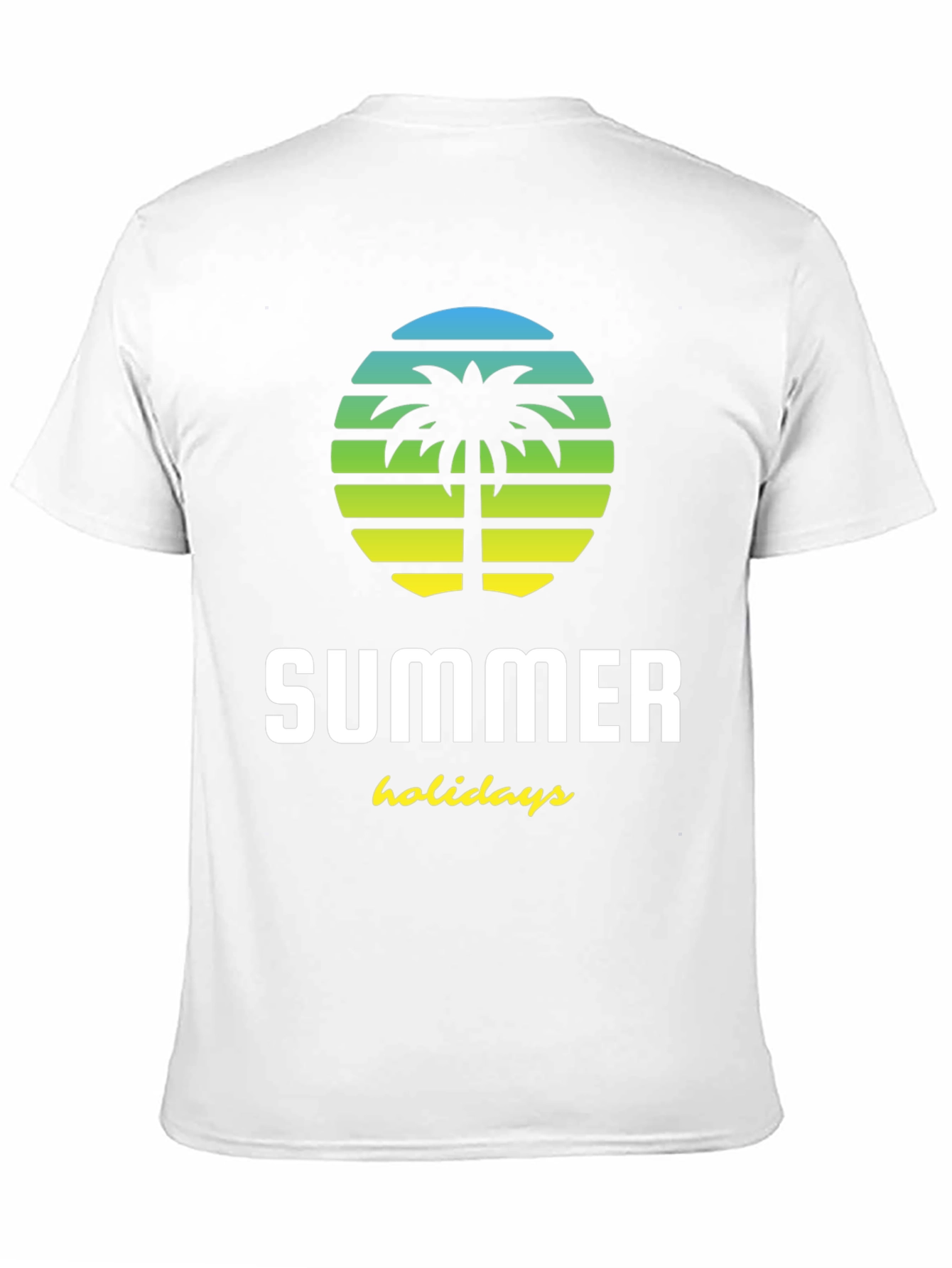 Summer Holiday Palm Tree Graphic T-Shirt