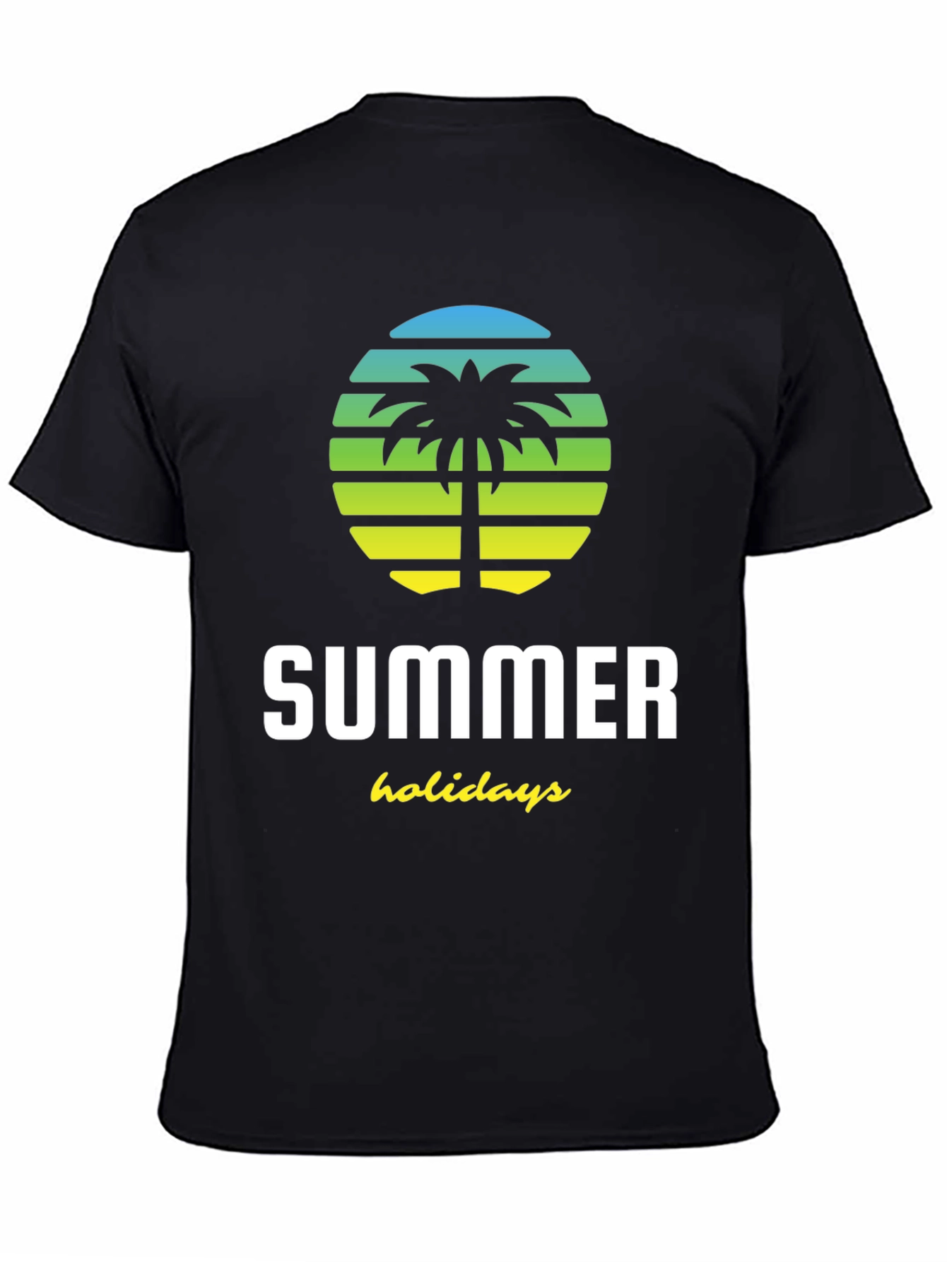 Summer Holiday Palm Tree Graphic T-Shirt