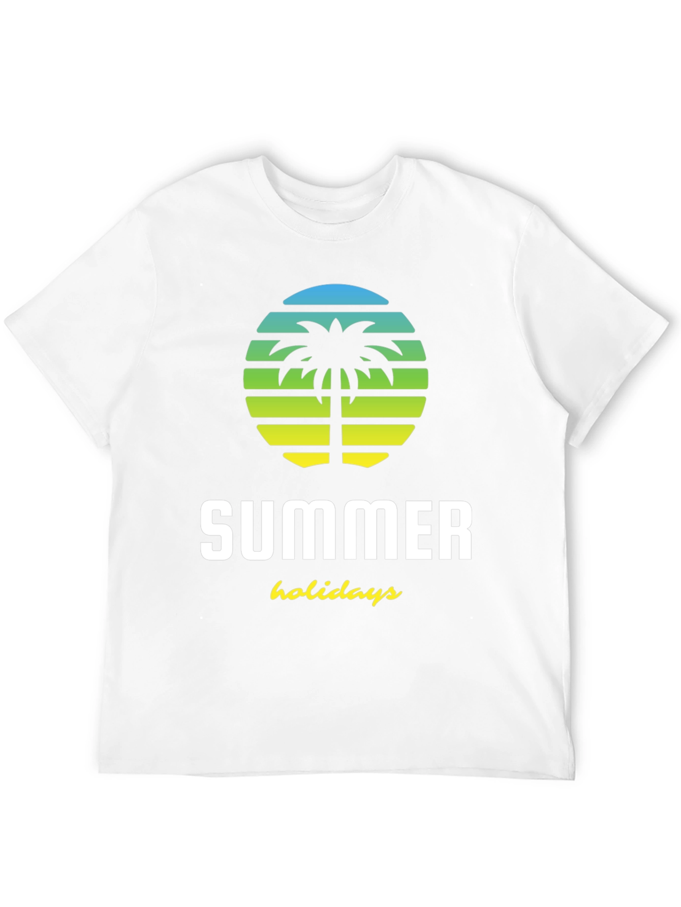 Summer Holiday Palm Tree Graphic T-Shirt