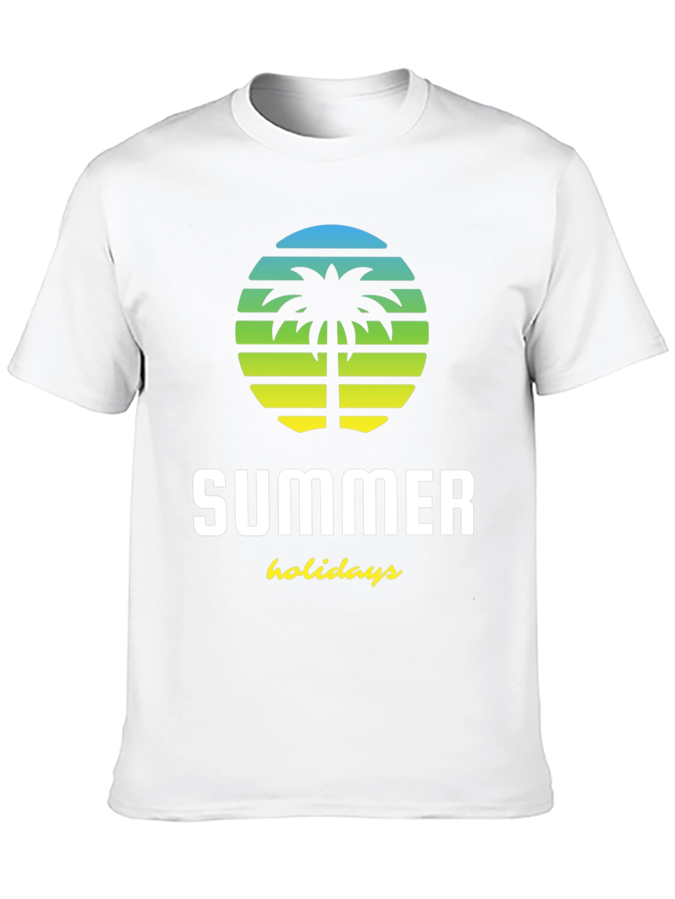 Summer Holiday Palm Tree Graphic T-Shirt