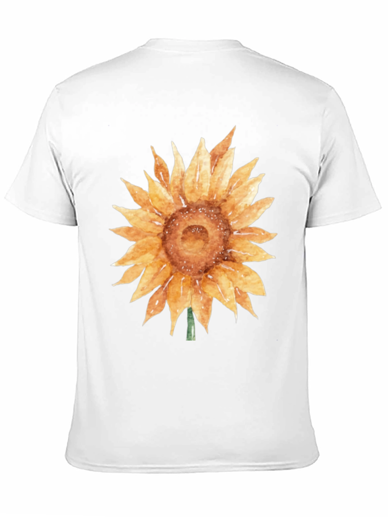 Sunflower Graphic Tee - Soft Cotton Black T-Shirt