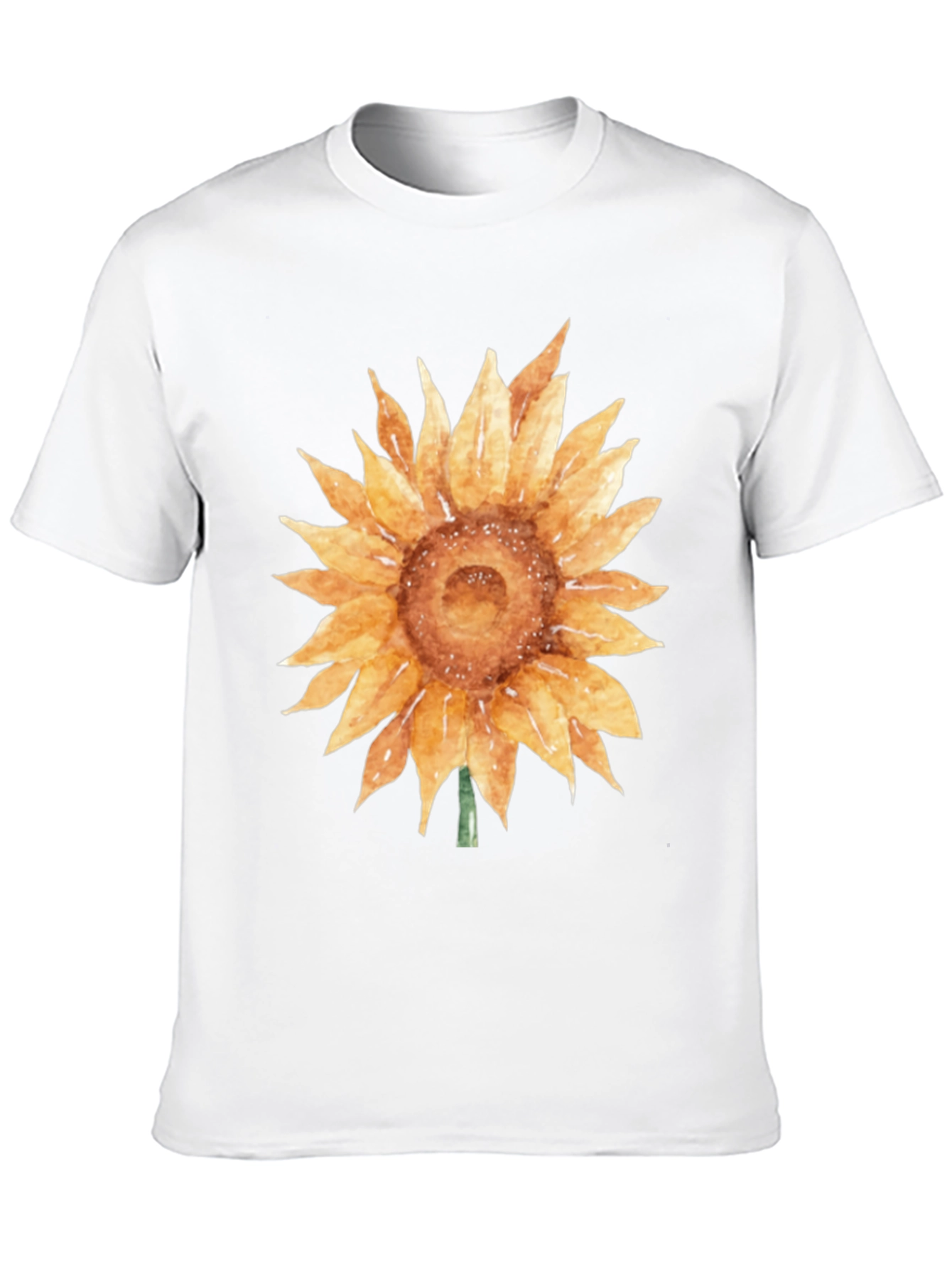 Sunflower Graphic Tee - Soft Cotton Black T-Shirt