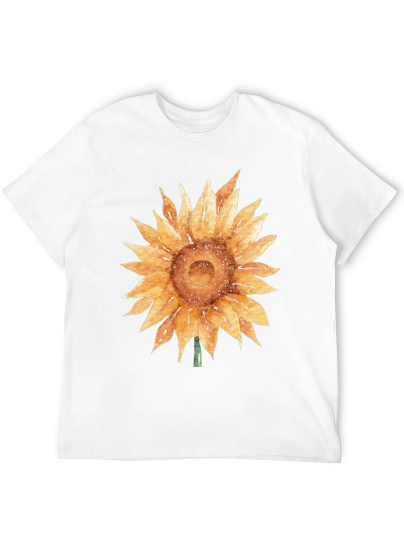 Sunflower Graphic Tee - Soft Cotton Black T-Shirt