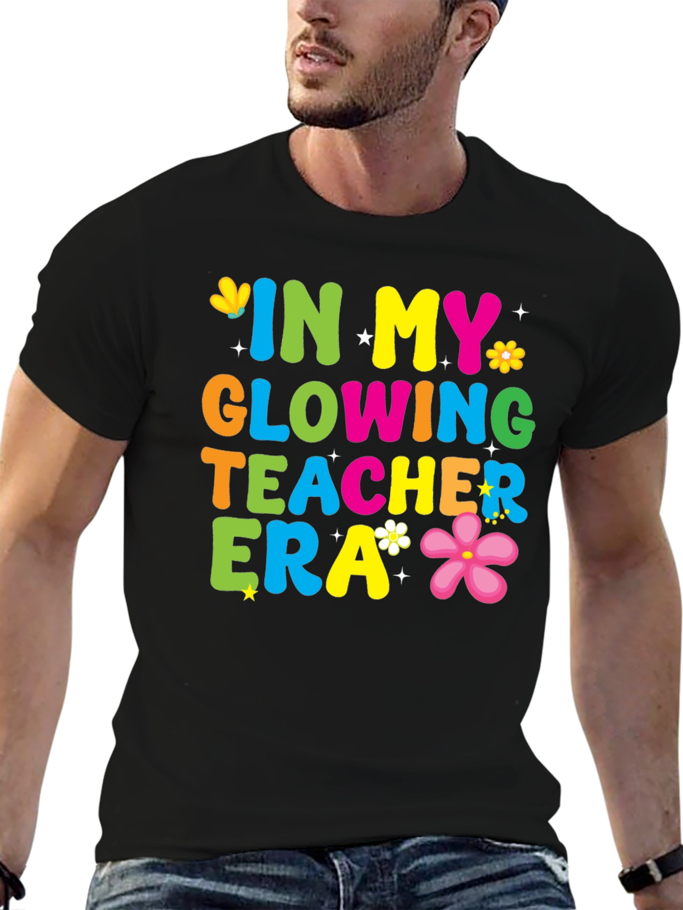 Glowing Teacher Era Graphic Tee