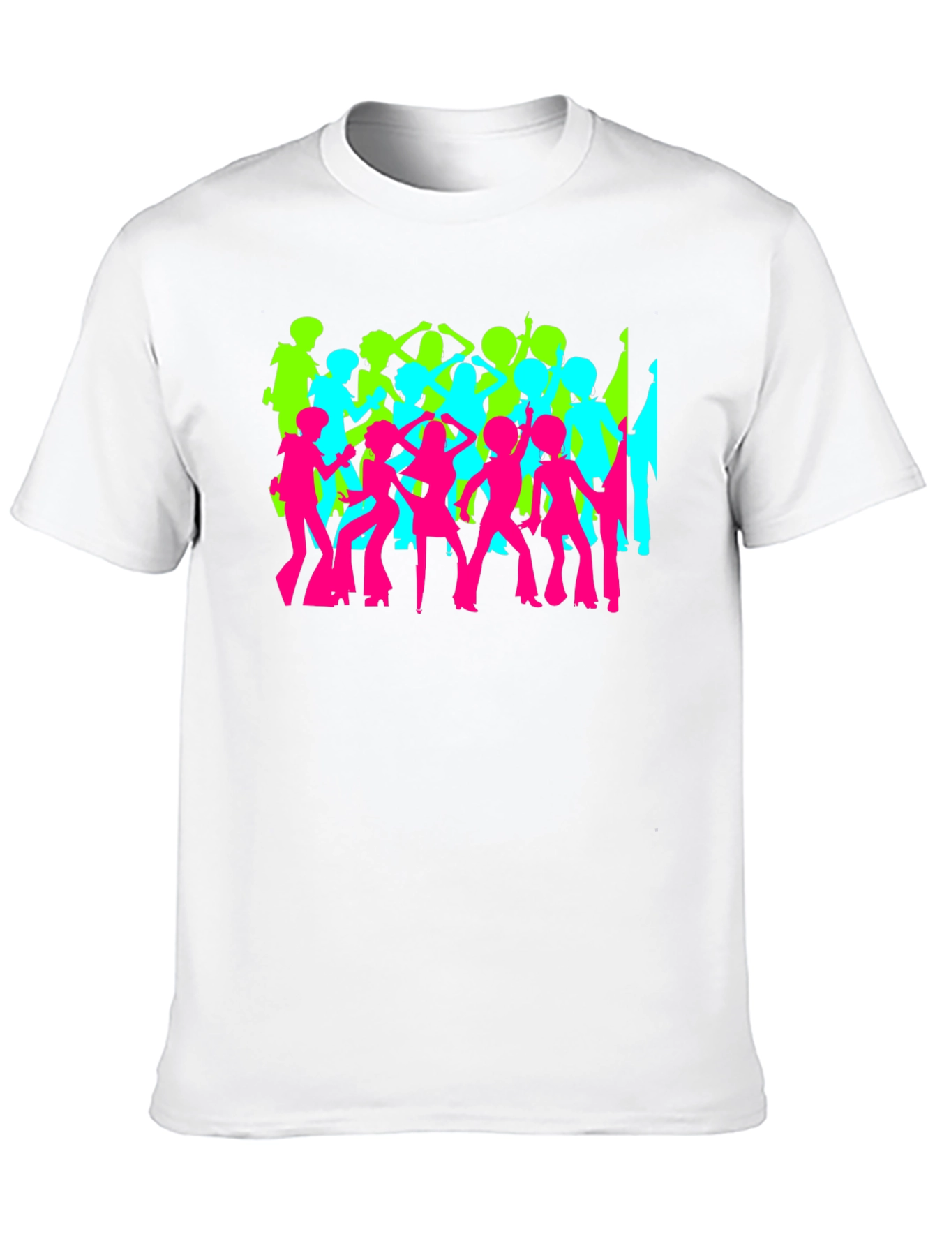 Retro Disco Dance T-Shirt - Black