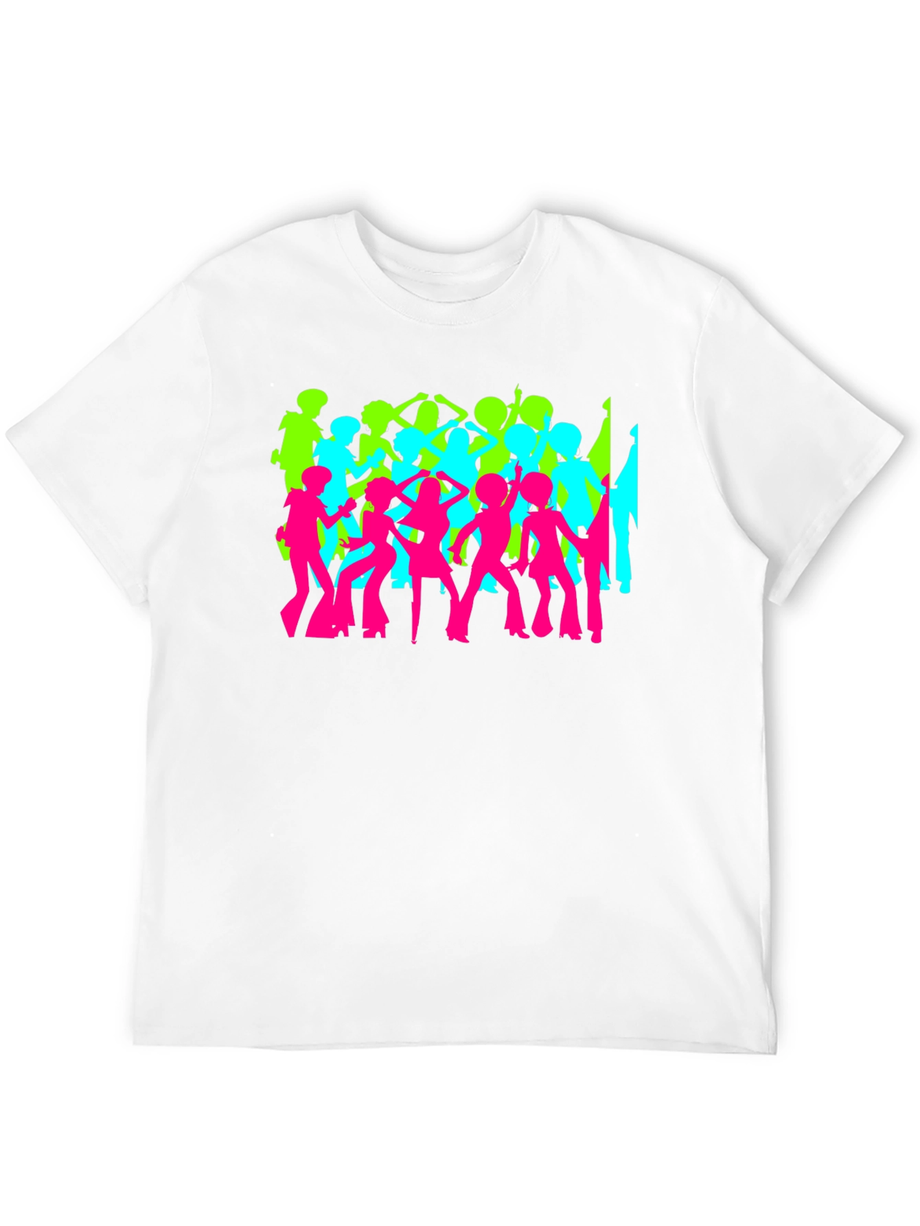 Retro Disco Dance T-Shirt - Black