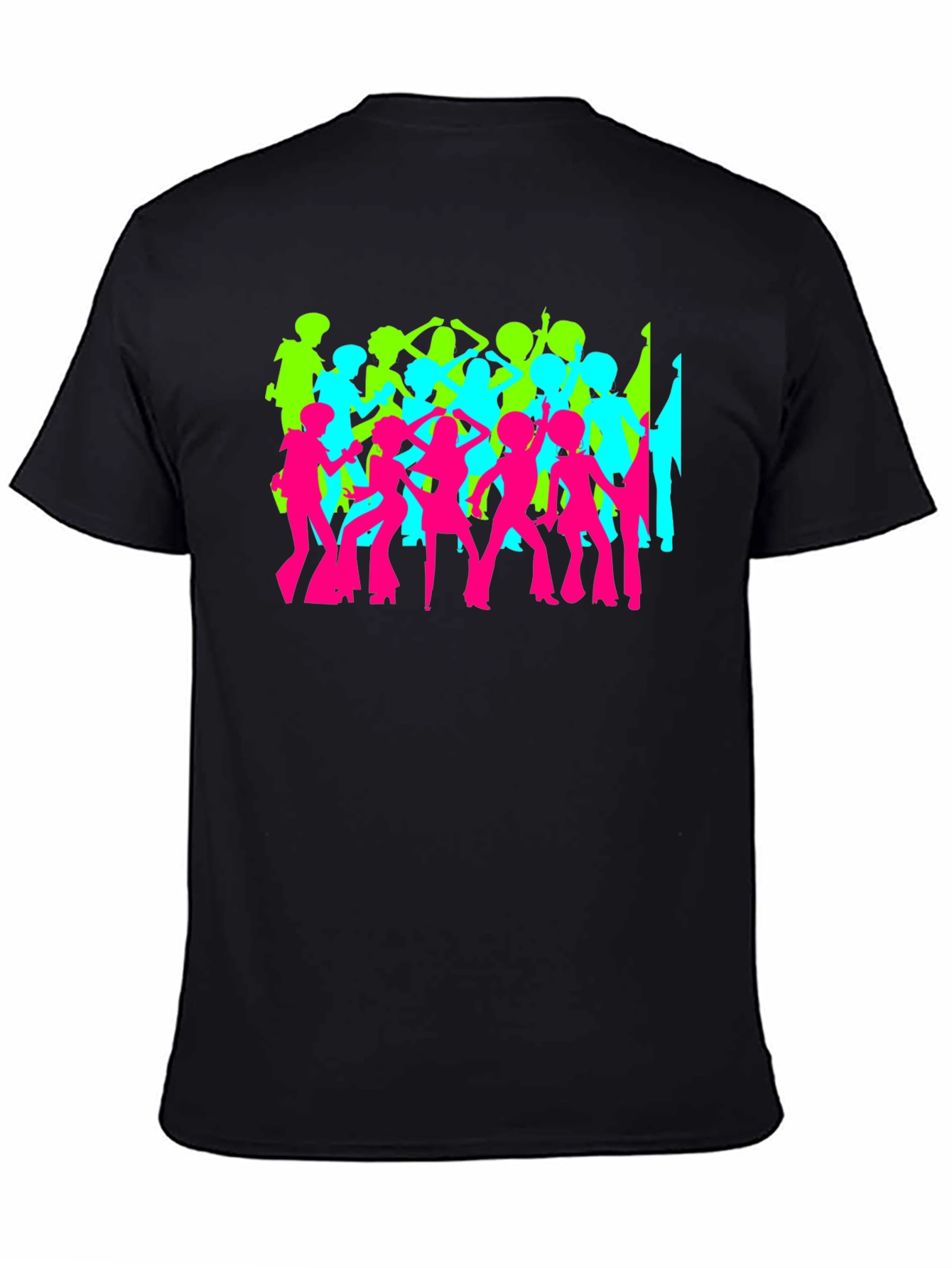 Retro Disco Dance T-Shirt - Black