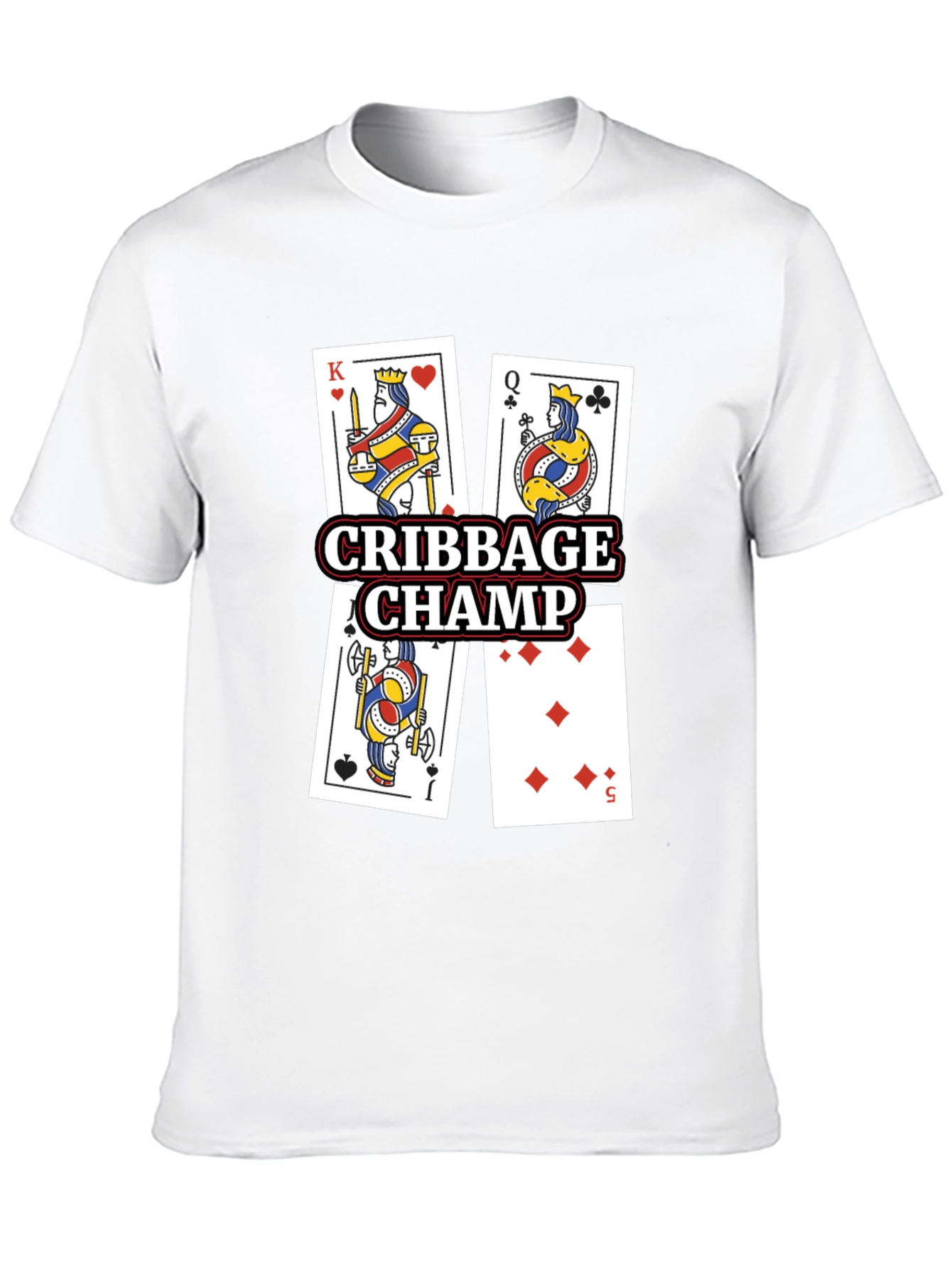 Cribbage Champ Card Game T-Shirt