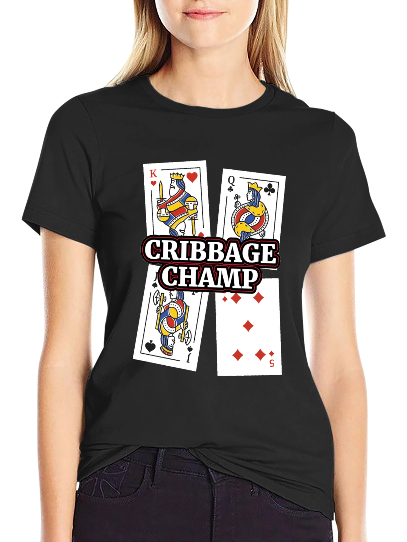 Cribbage Champ Card Game T-Shirt