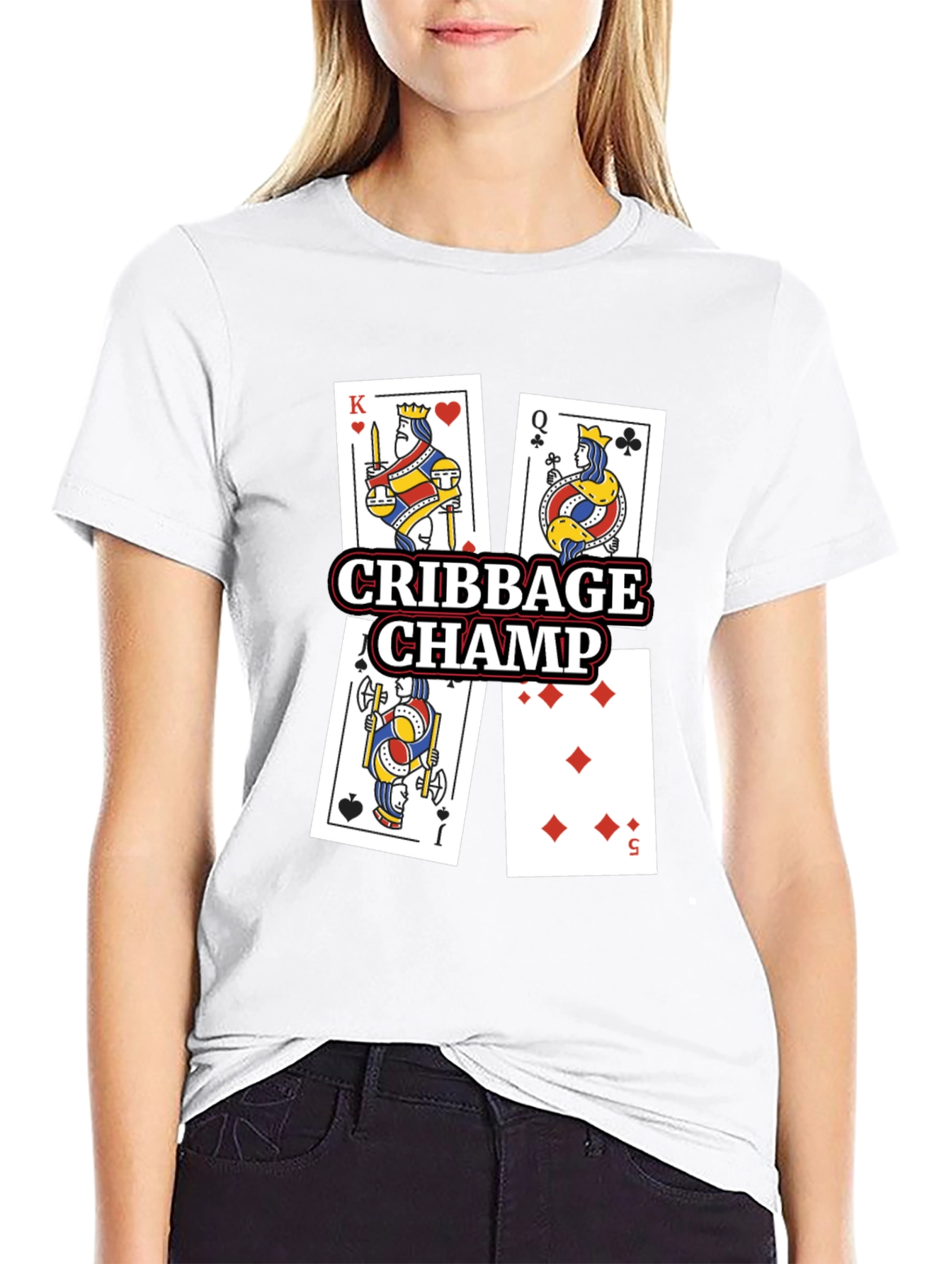 Cribbage Champ Card Game T-Shirt