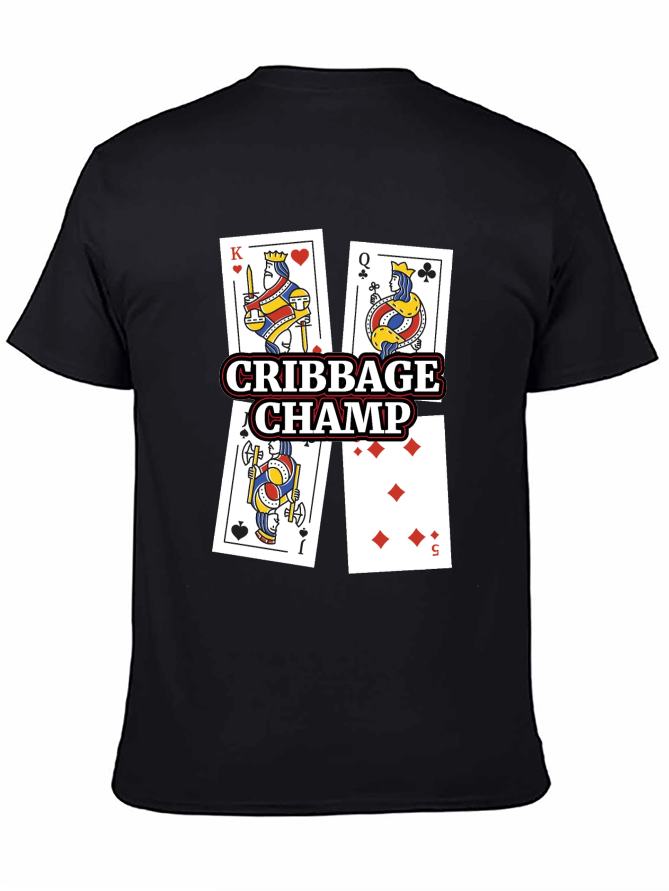 Cribbage Champ Card Game T-Shirt