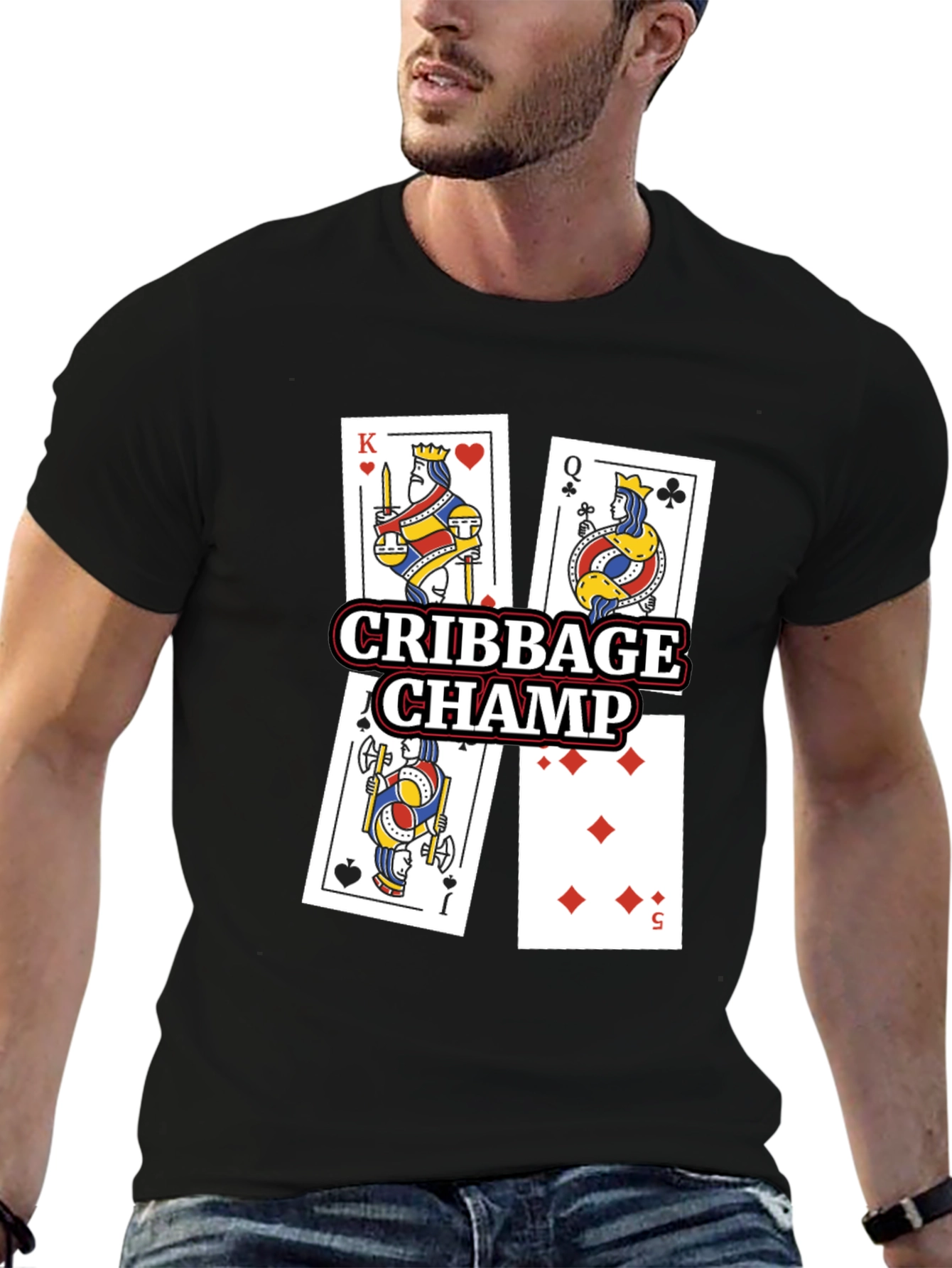 Cribbage Champ Card Game T-Shirt
