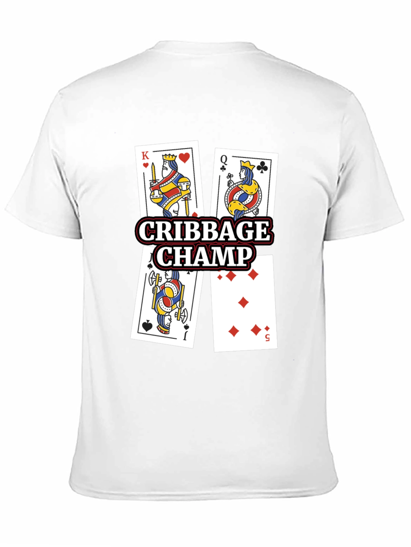Cribbage Champ Card Game T-Shirt