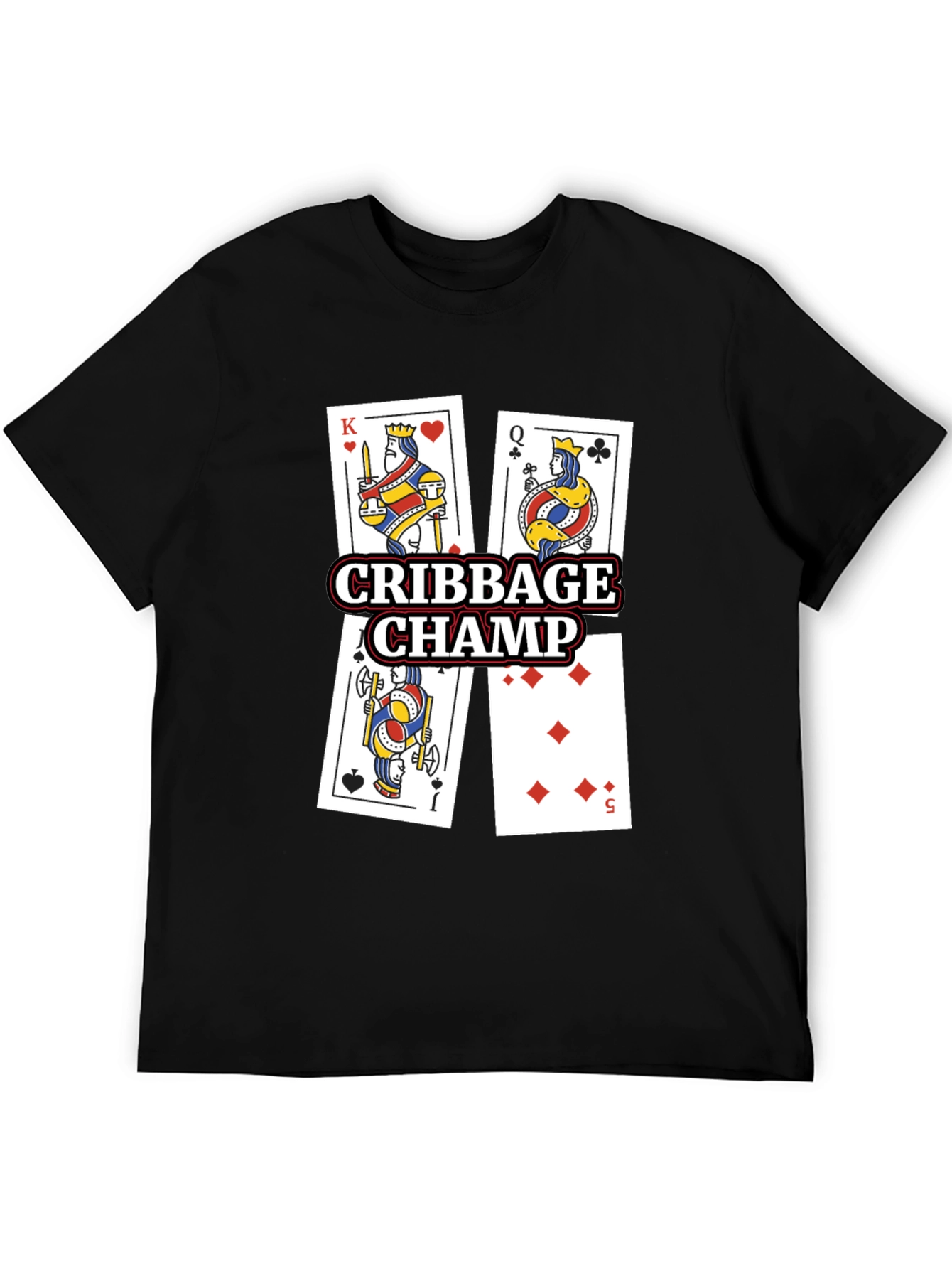 Cribbage Champ Card Game T-Shirt