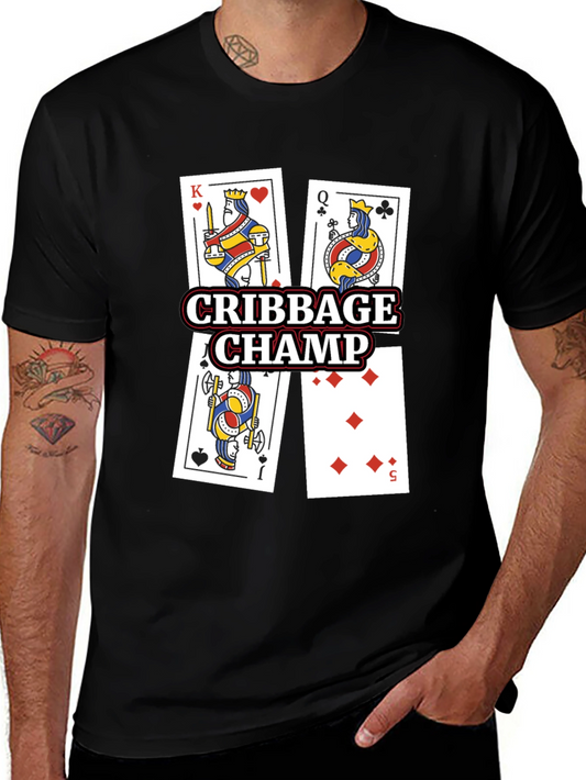 Cribbage Champ Card Game T-Shirt