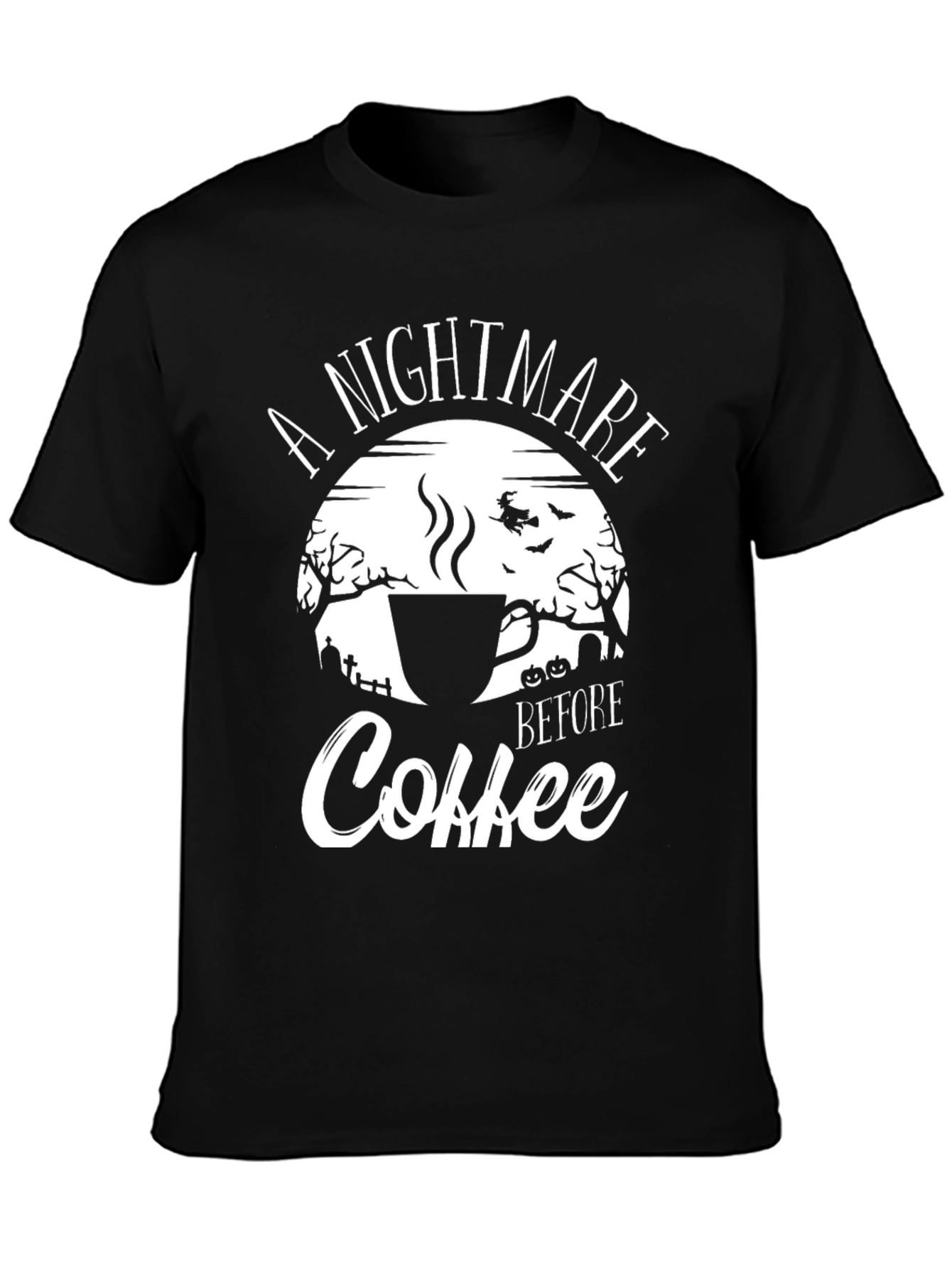 Nightmare Before Coffee Halloween T-Shirt