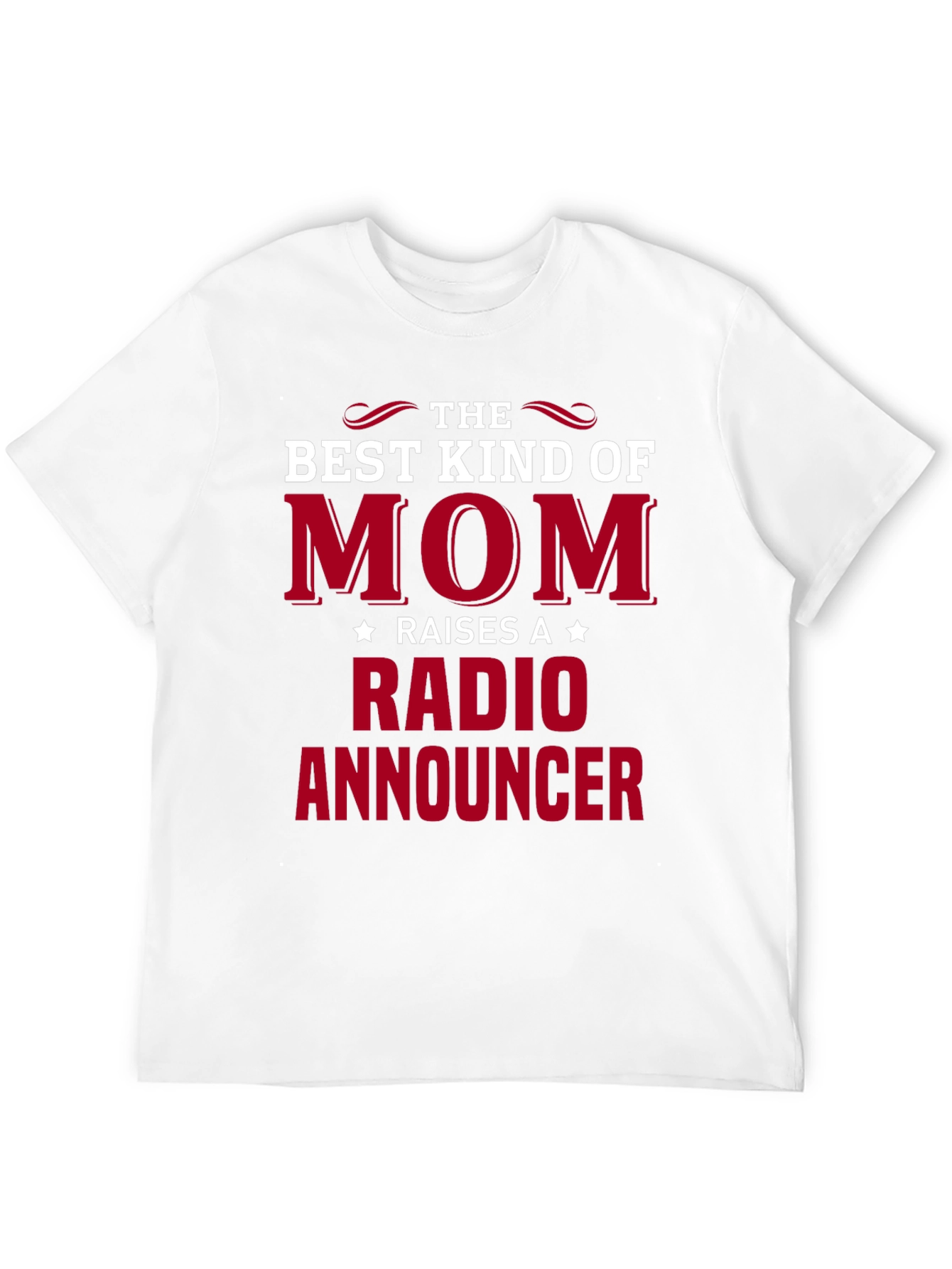 Best Kind of Mom Radio Announcer Graphic T-Shirt