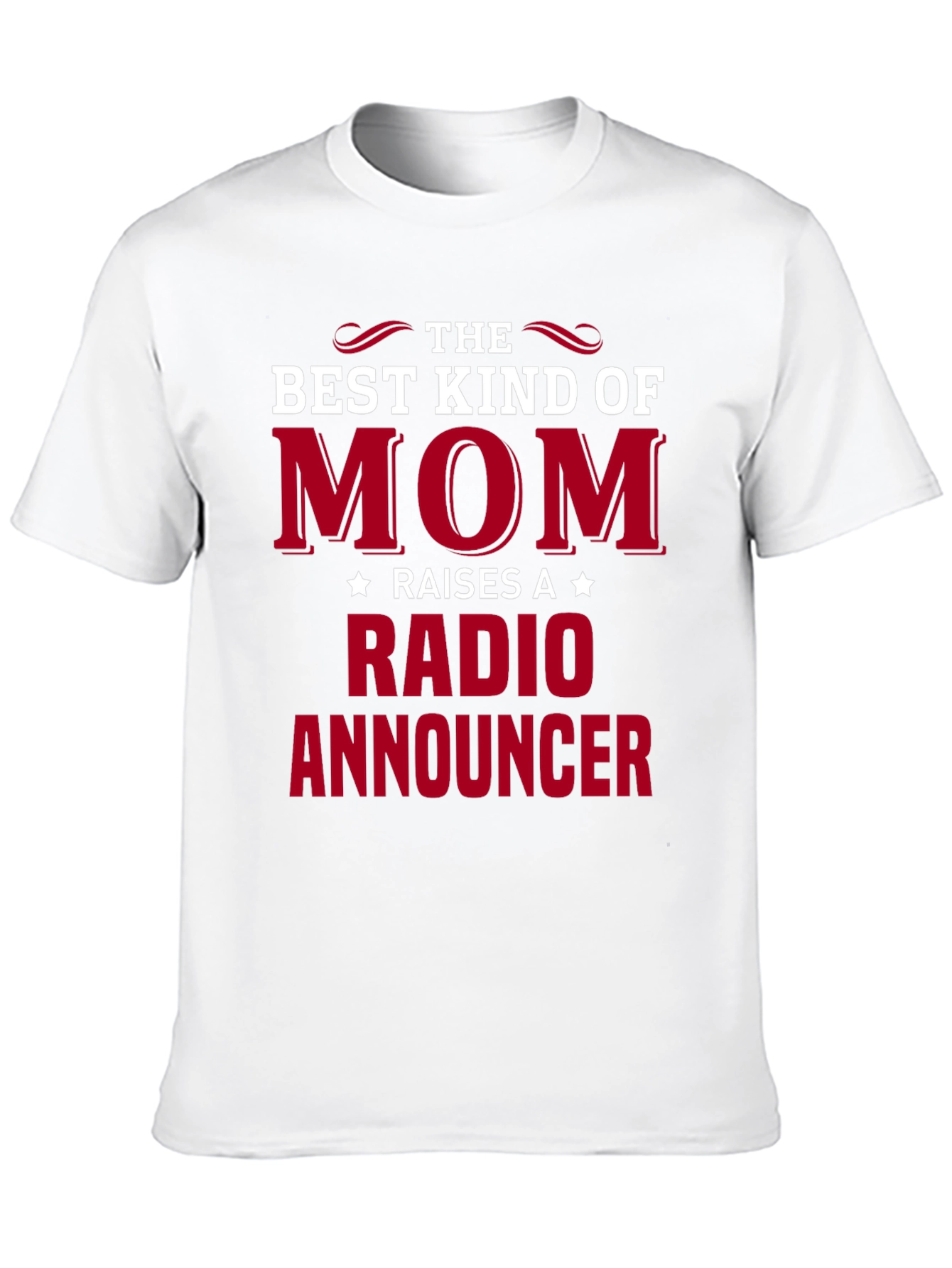 Best Kind of Mom Radio Announcer Graphic T-Shirt